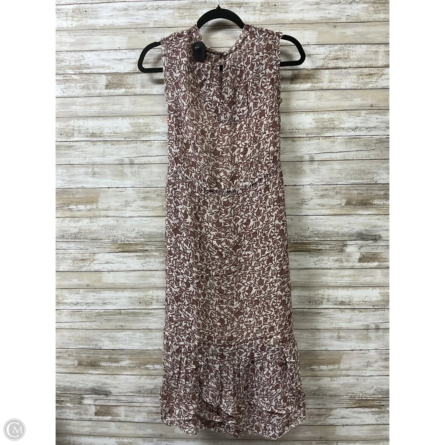 Dress Casual Midi By Velvet By Graham & Spencer In Brown, Size: Xs