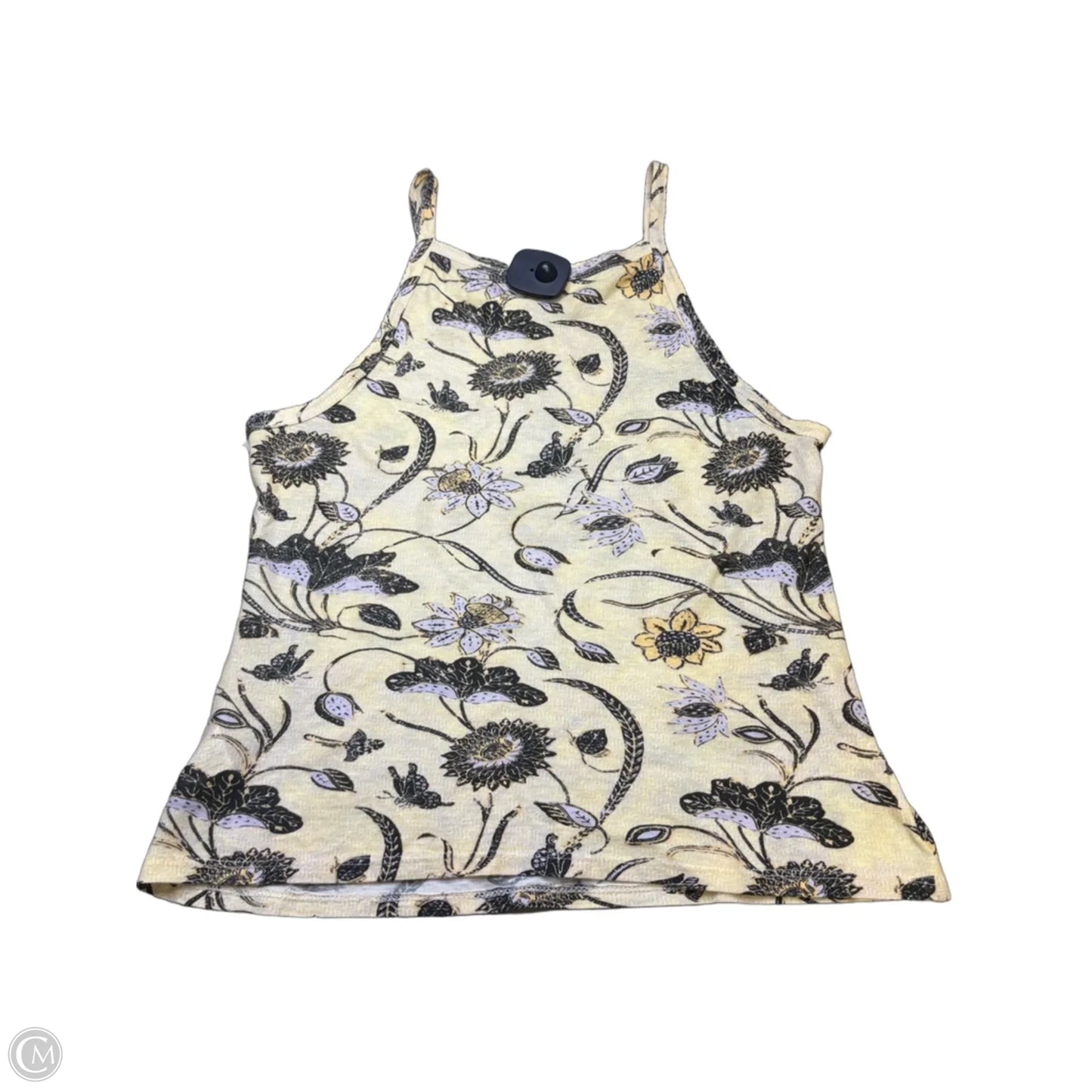 Top Sleeveless By Ulla Johnson In Green & Yellow, Size: S