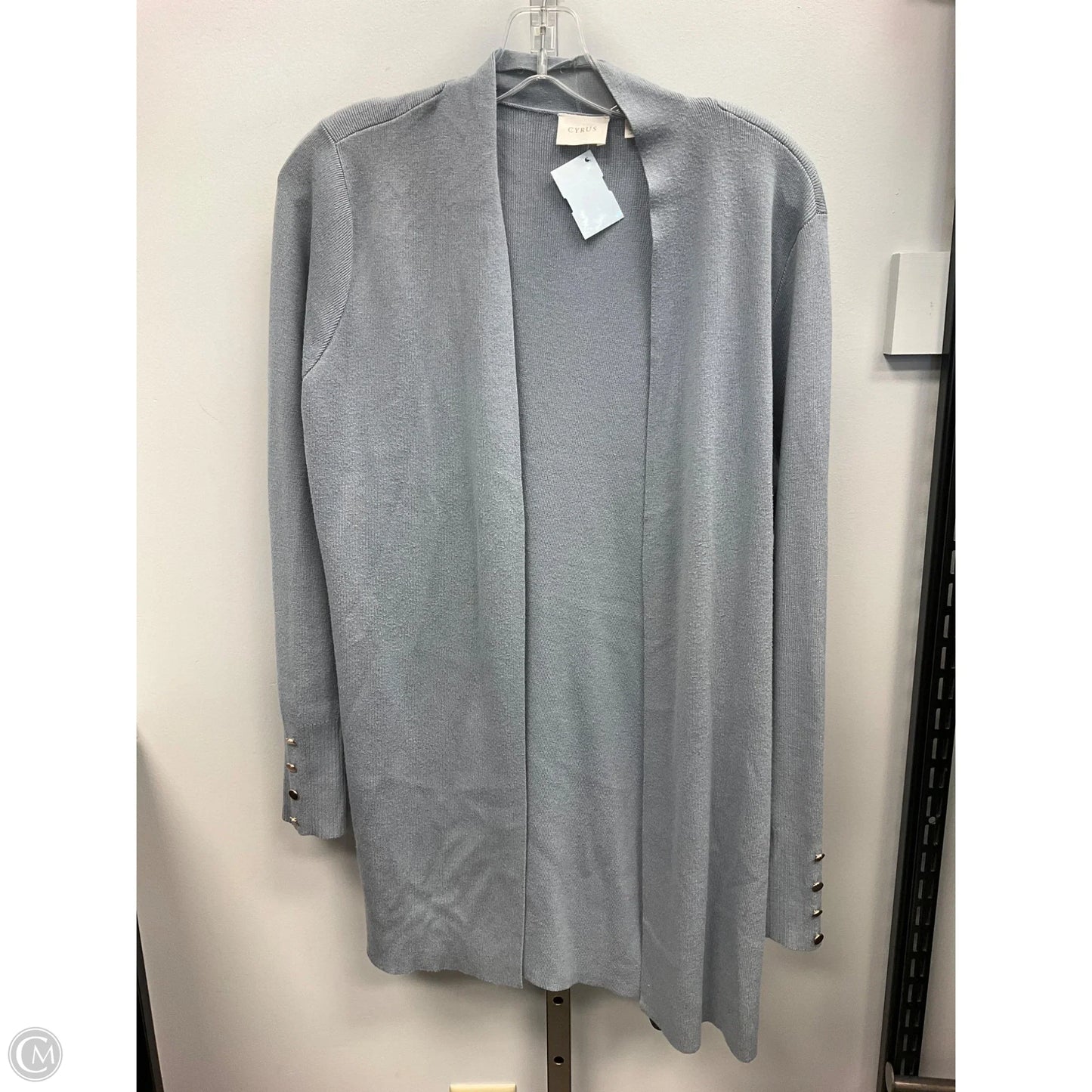 Sweater Cardigan By Cyrus In Blue, Size: M