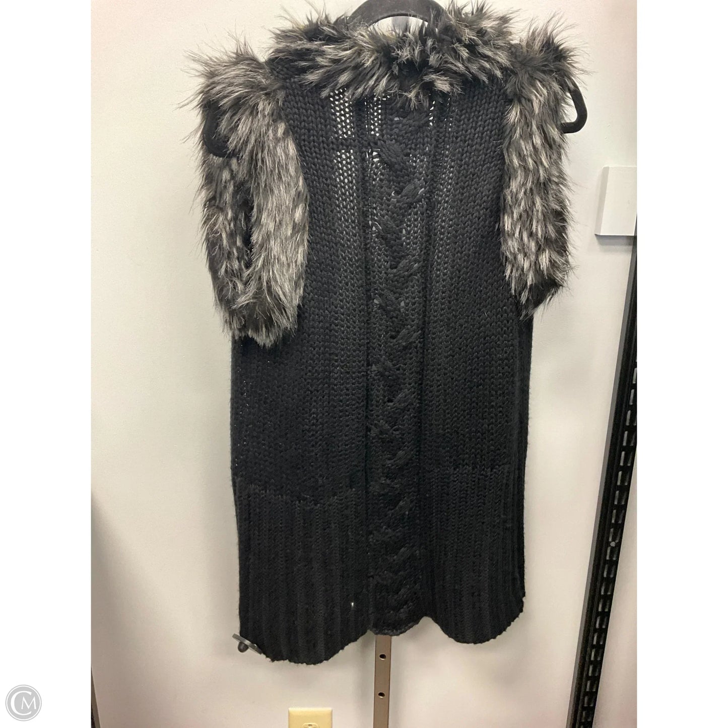 Vest Sweater By Rachel Zoe In Black, Size: S