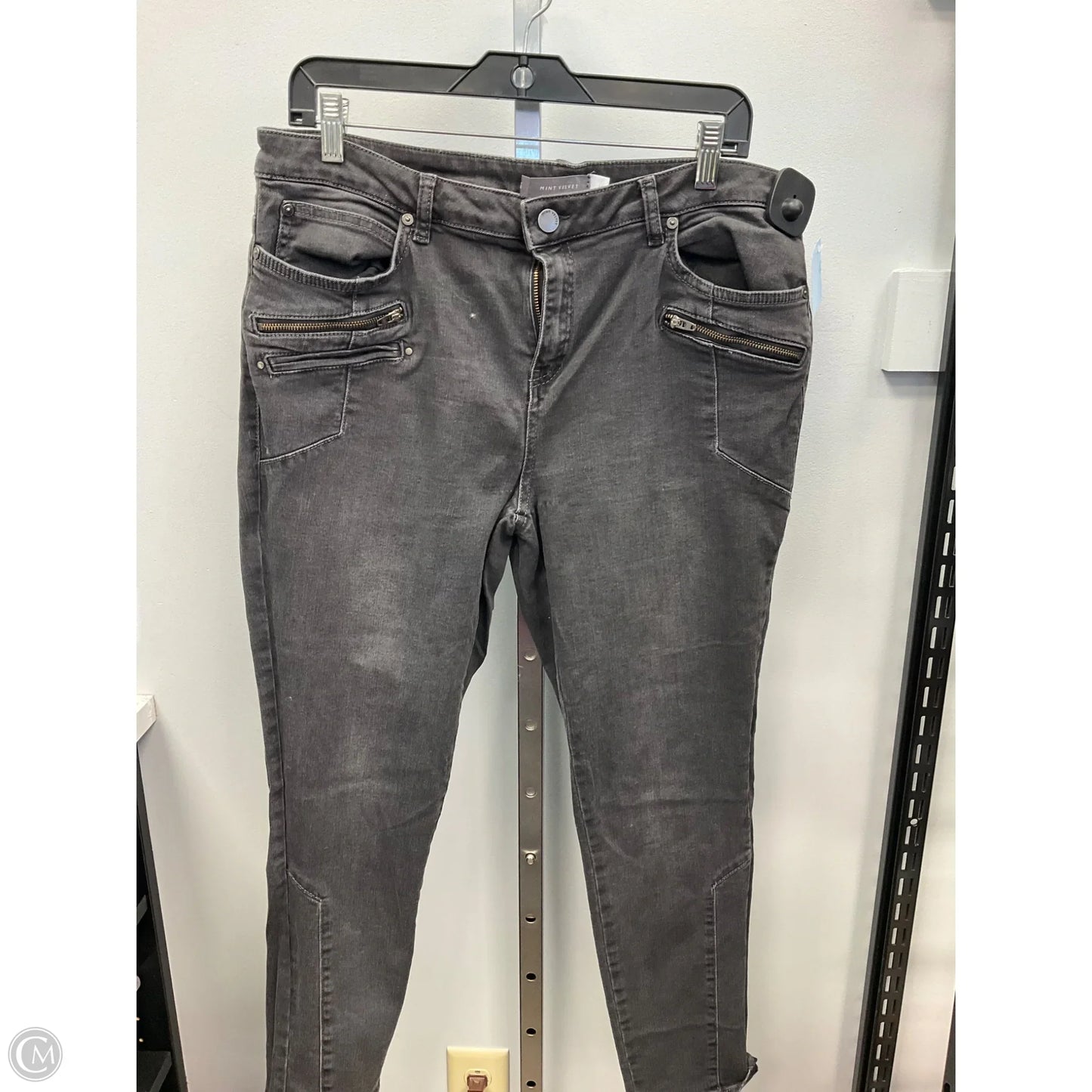 Jeans Boyfriend By Clothes Mentor In Black, Size: 16