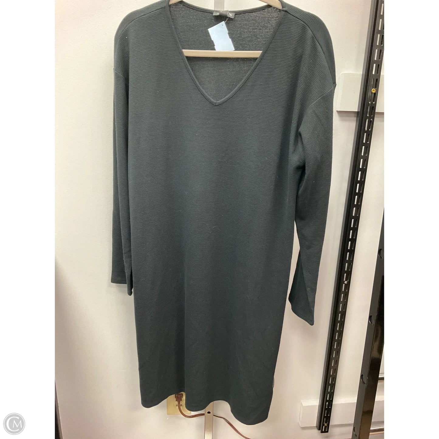 Dress Casual Midi By J. Jill In Black, Size: M