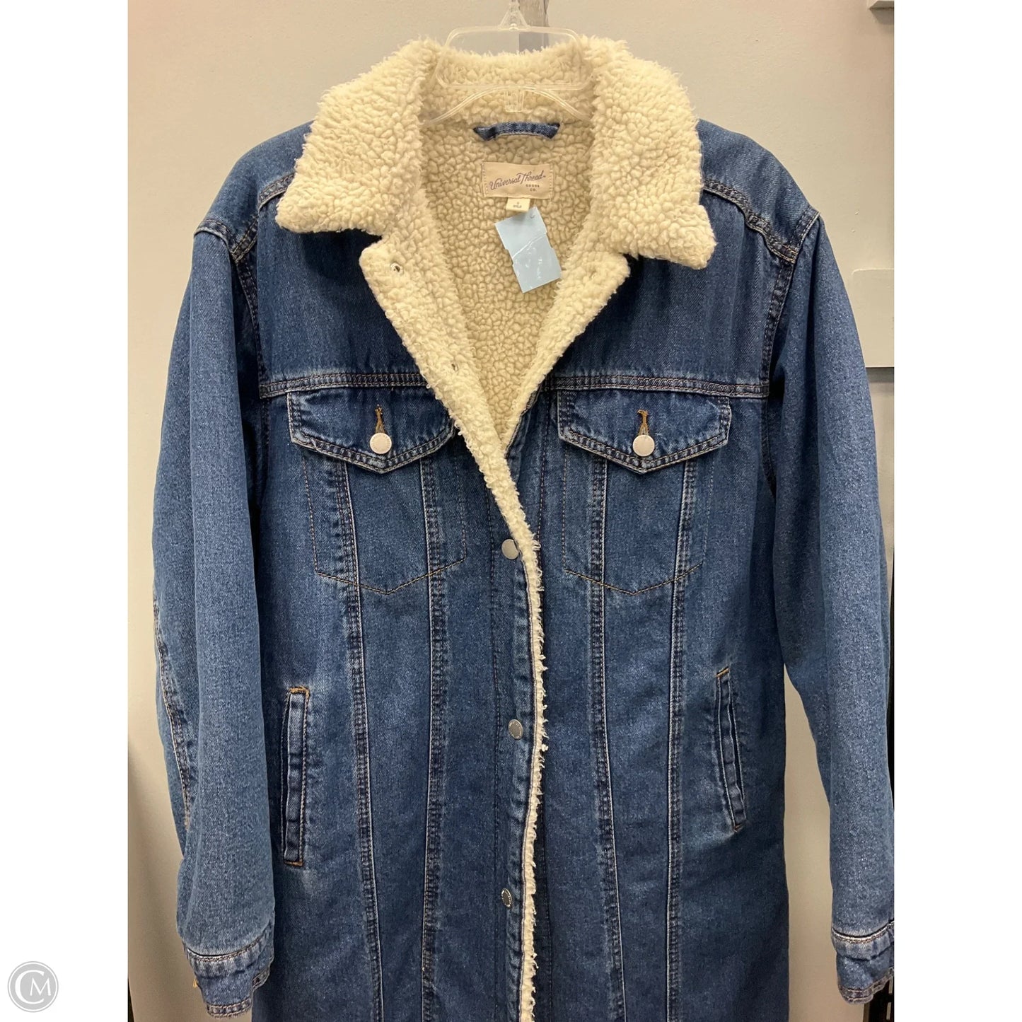 Coat Other By Universal Thread In Blue Denim, Size: S