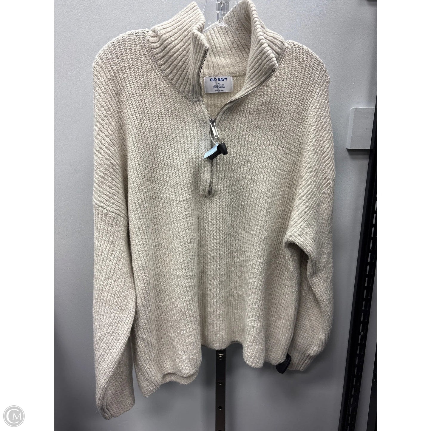 Sweater By Old Navy In Cream, Size: Xl