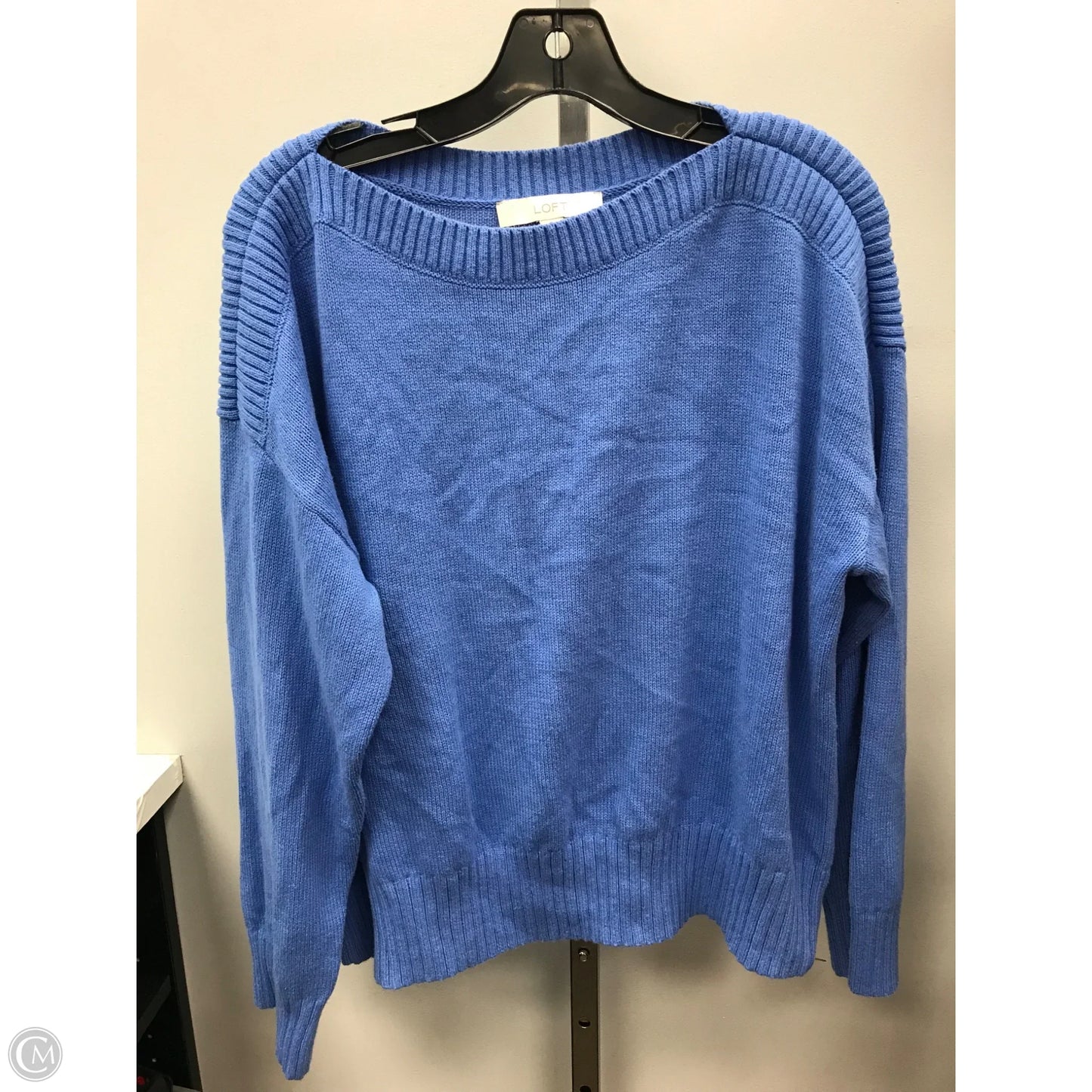 Sweater By Loft In Blue, Size: Xl
