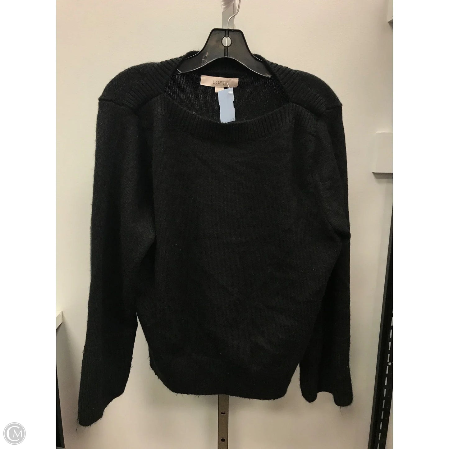 Sweater By Loft In Black, Size: Xl
