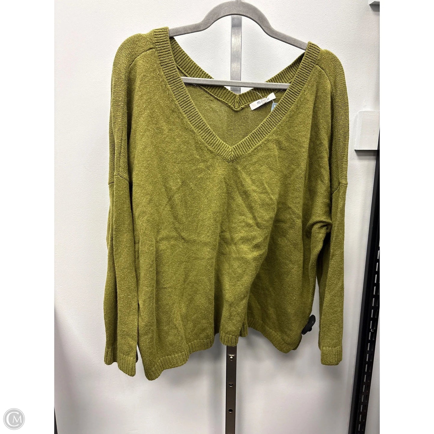 Sweater By Madewell In Green, Size: Xl