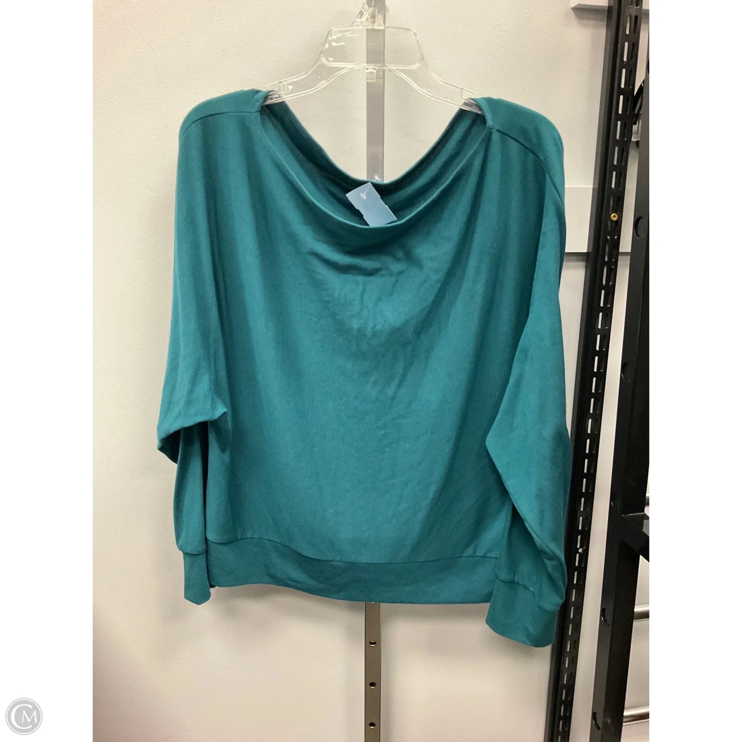 Top Long Sleeve By Abercrombie And Fitch In Green, Size: Xl