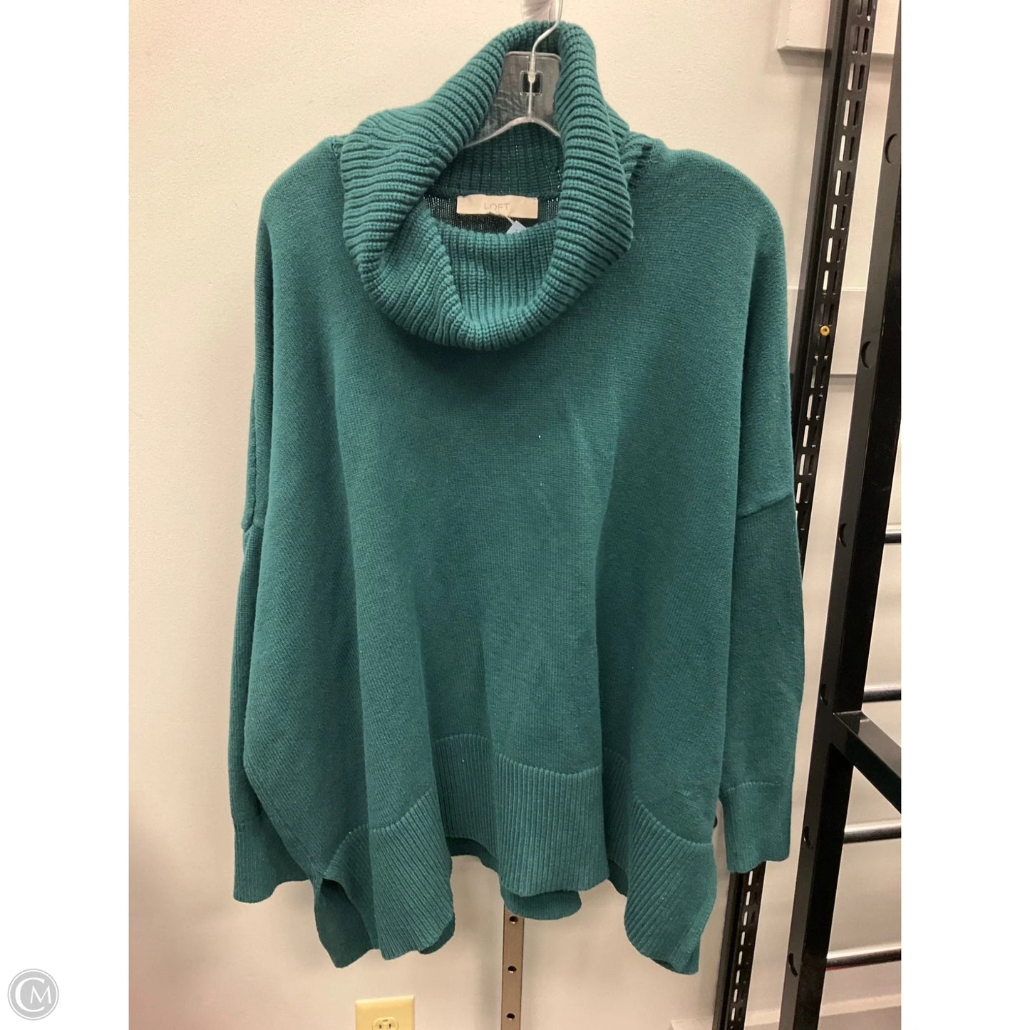 Sweater By Loft In Green, Size: Xl