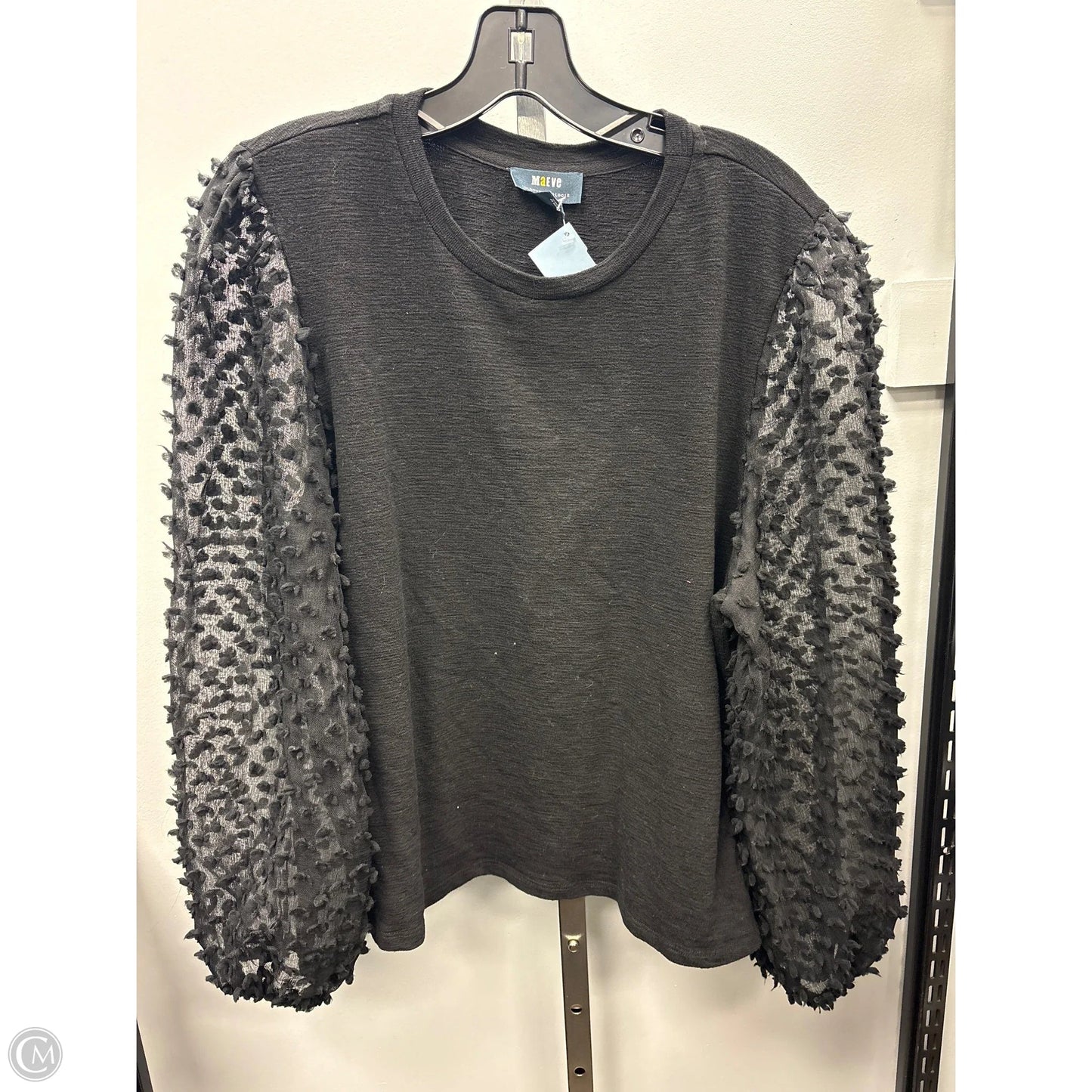 Top Long Sleeve By Maeve In Black, Size: Xl