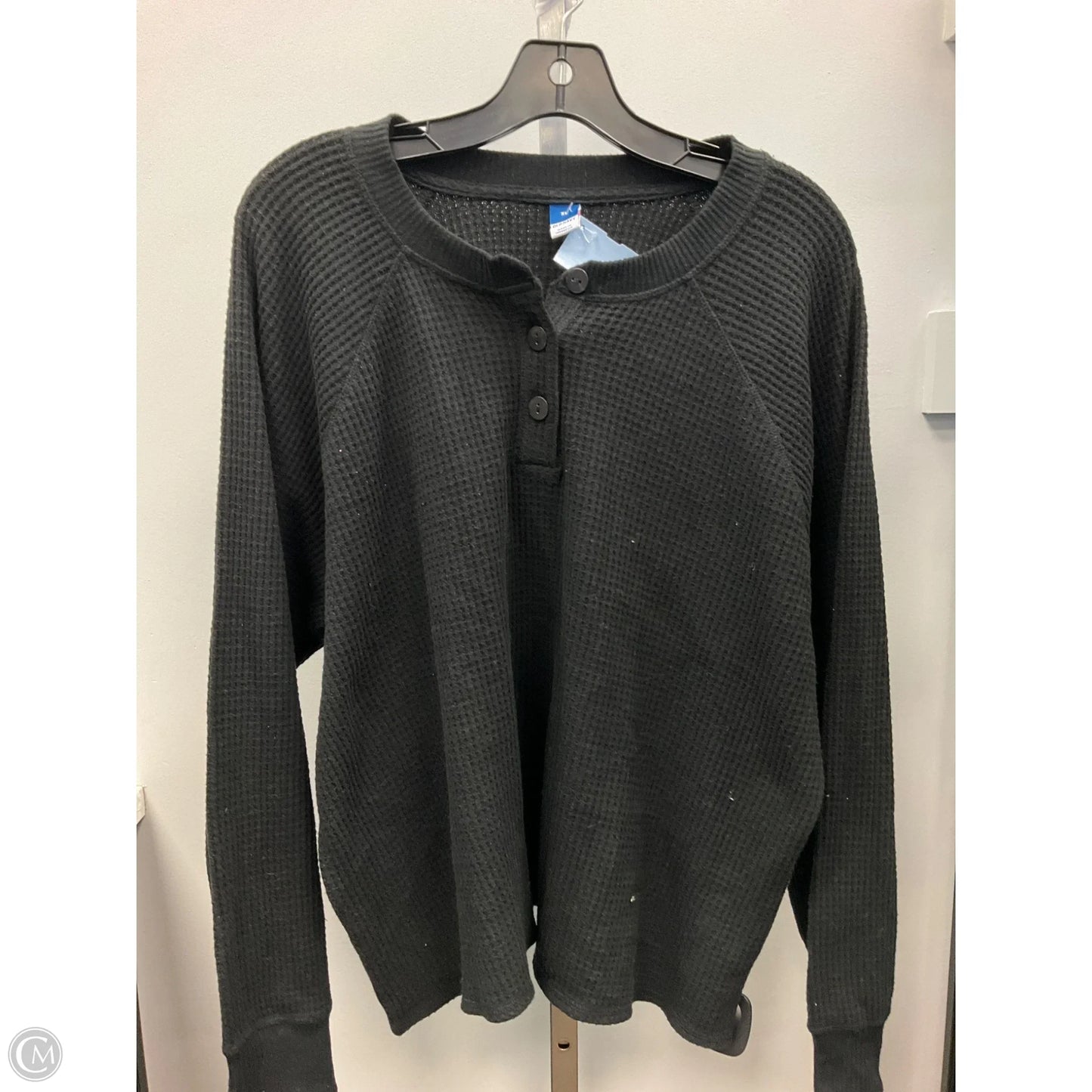 Top Long Sleeve Basic By Old Navy In Black, Size: Xl