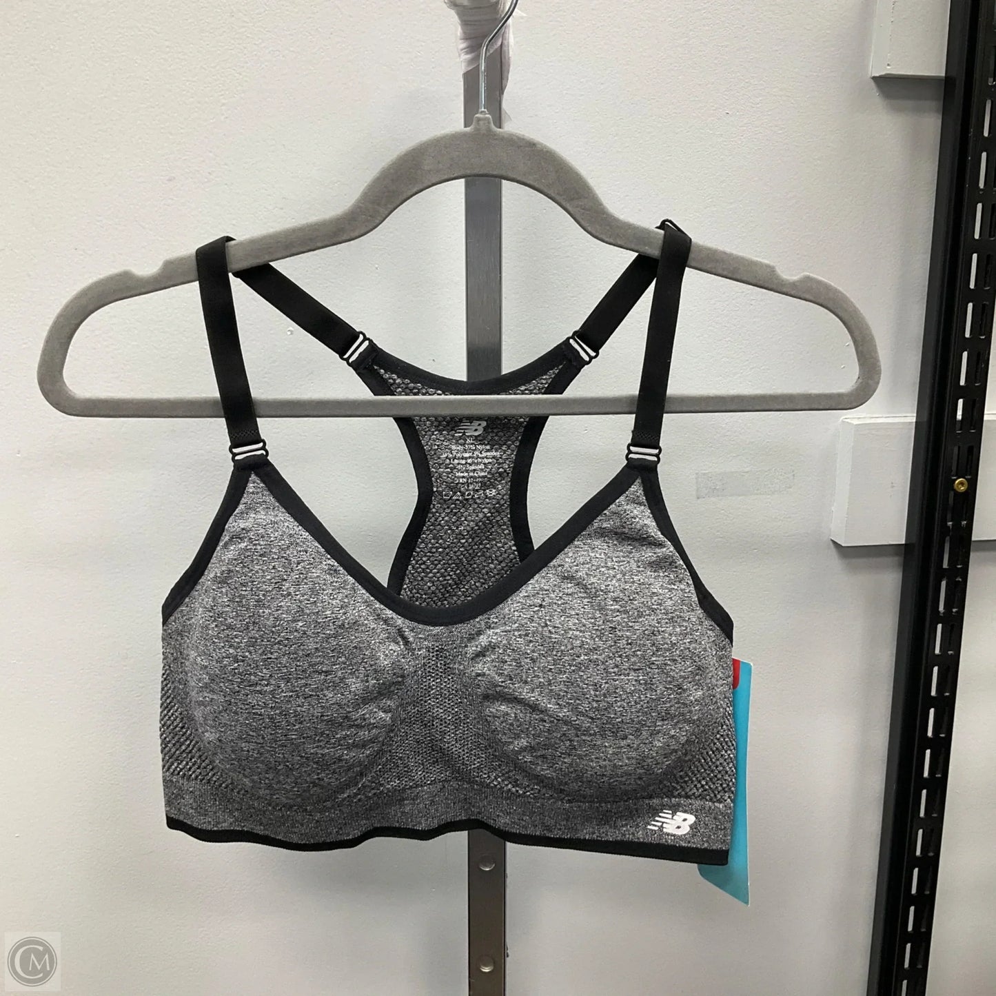 Athletic Bra By New Balance In Grey, Size: Xl