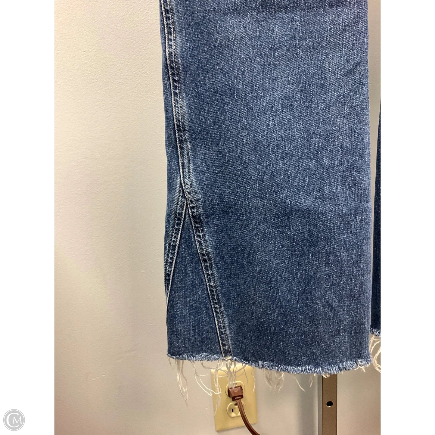 Jeans Wide Leg By Free People In Blue Denim, Size: 6