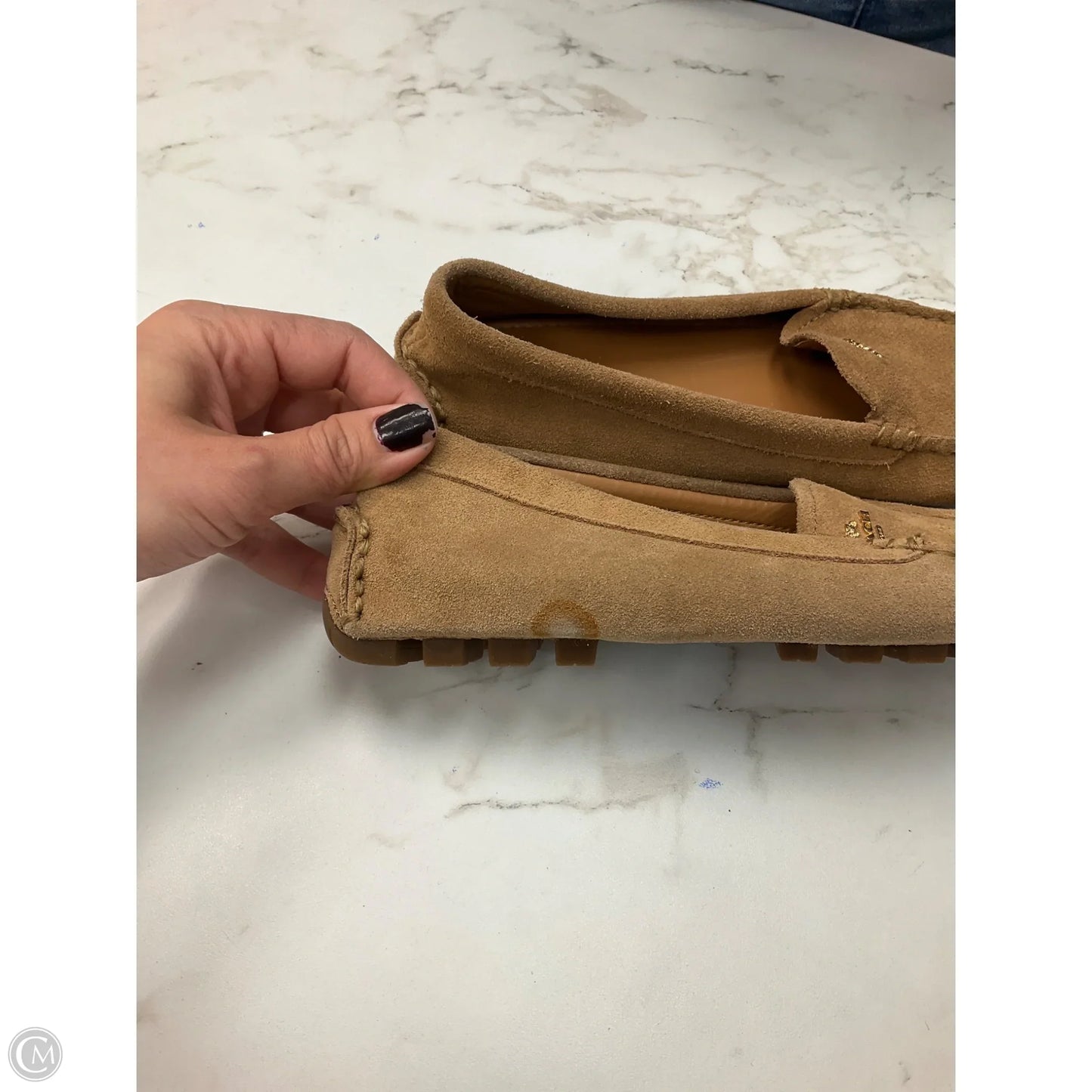 Shoes Designer By Coach In Tan, Size: 7.5