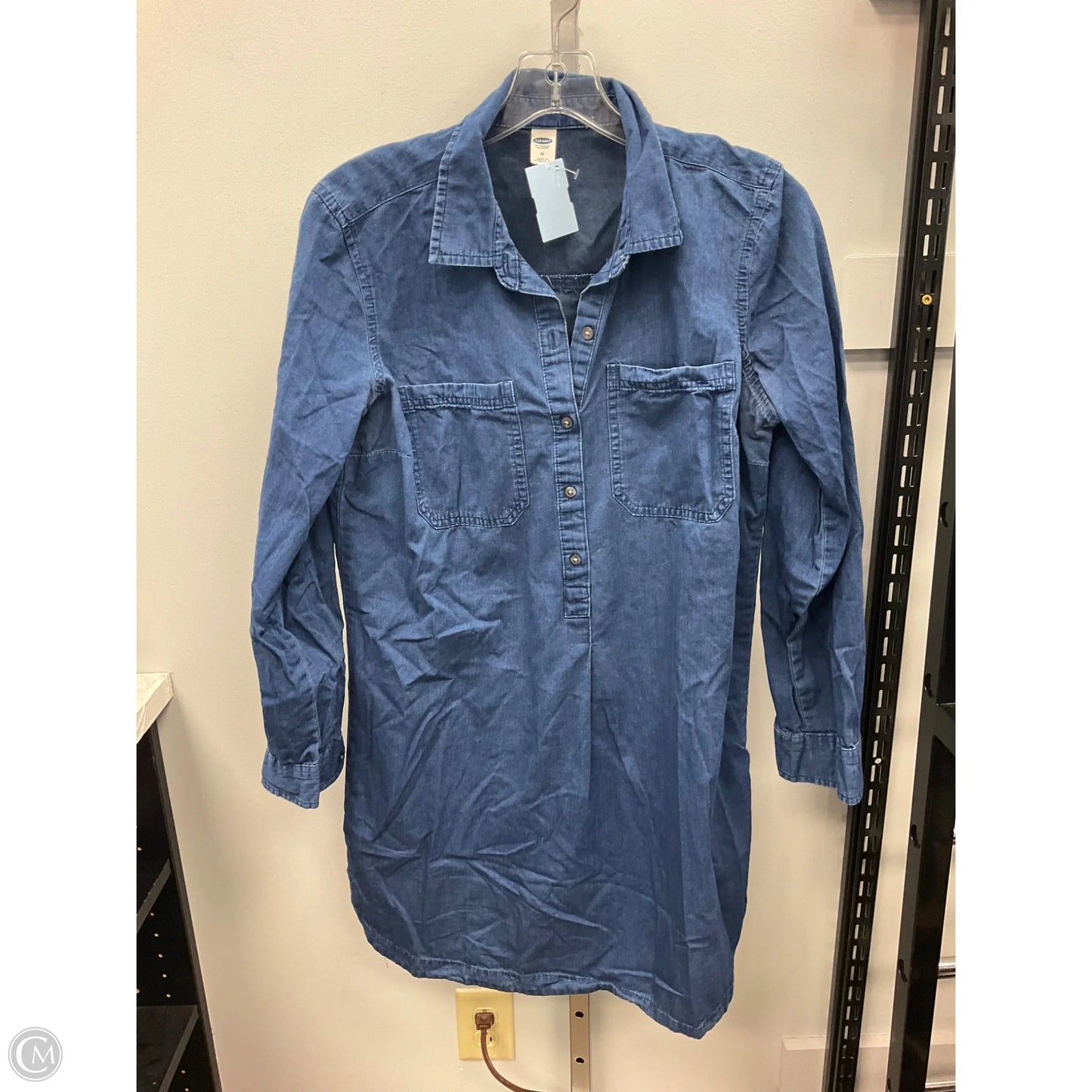 Dress Casual Short By Old Navy In Blue Denim, Size: M