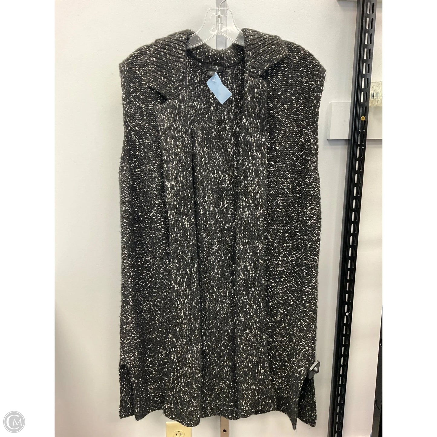 Vest Sweater By J. Jill In Black & Cream, Size: M