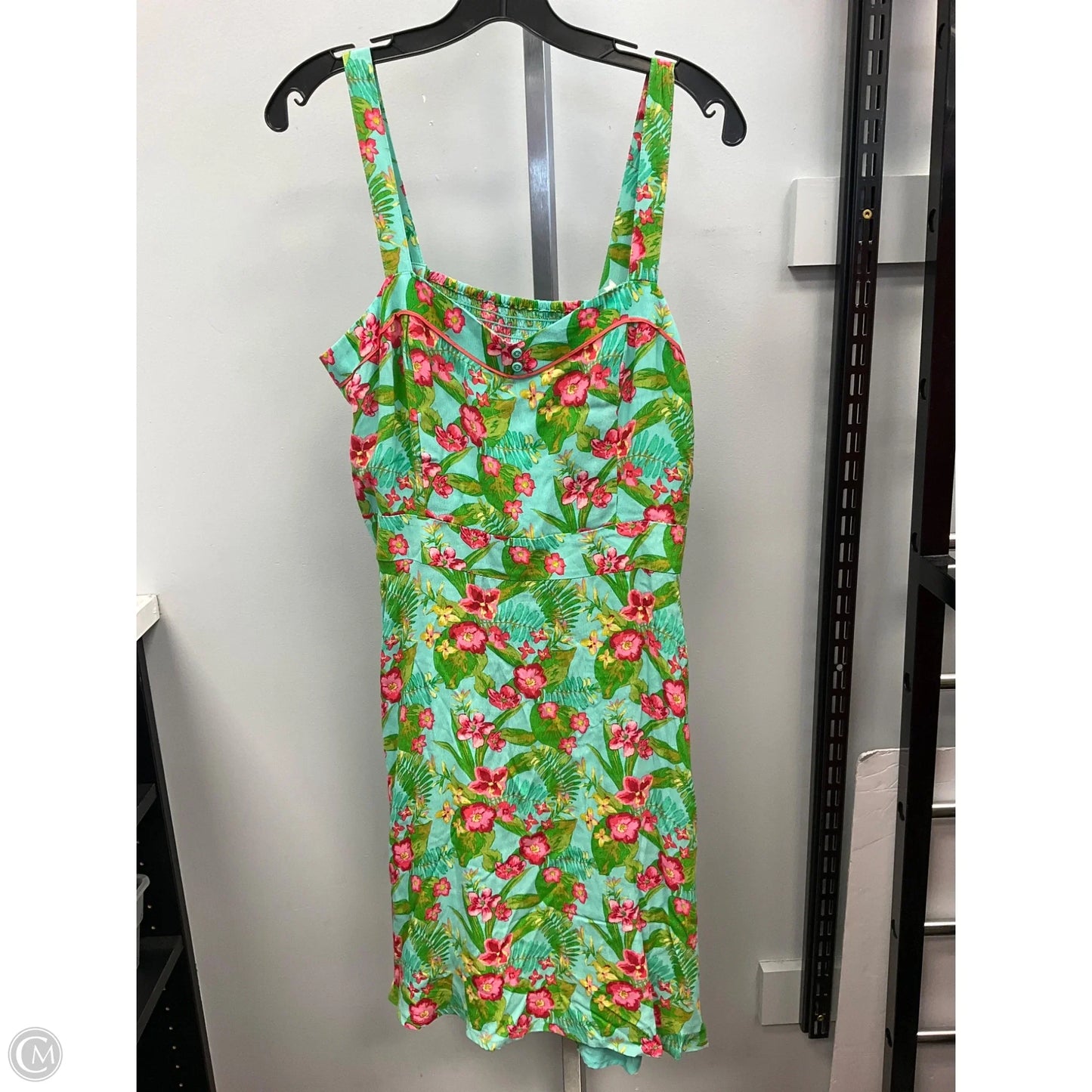 Dress Casual Short By Matilda Jane In Floral Print, Size: 12