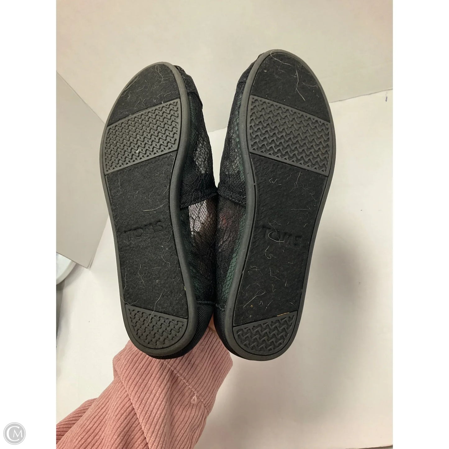 Shoes Flats By Toms In Black, Size: 6.5