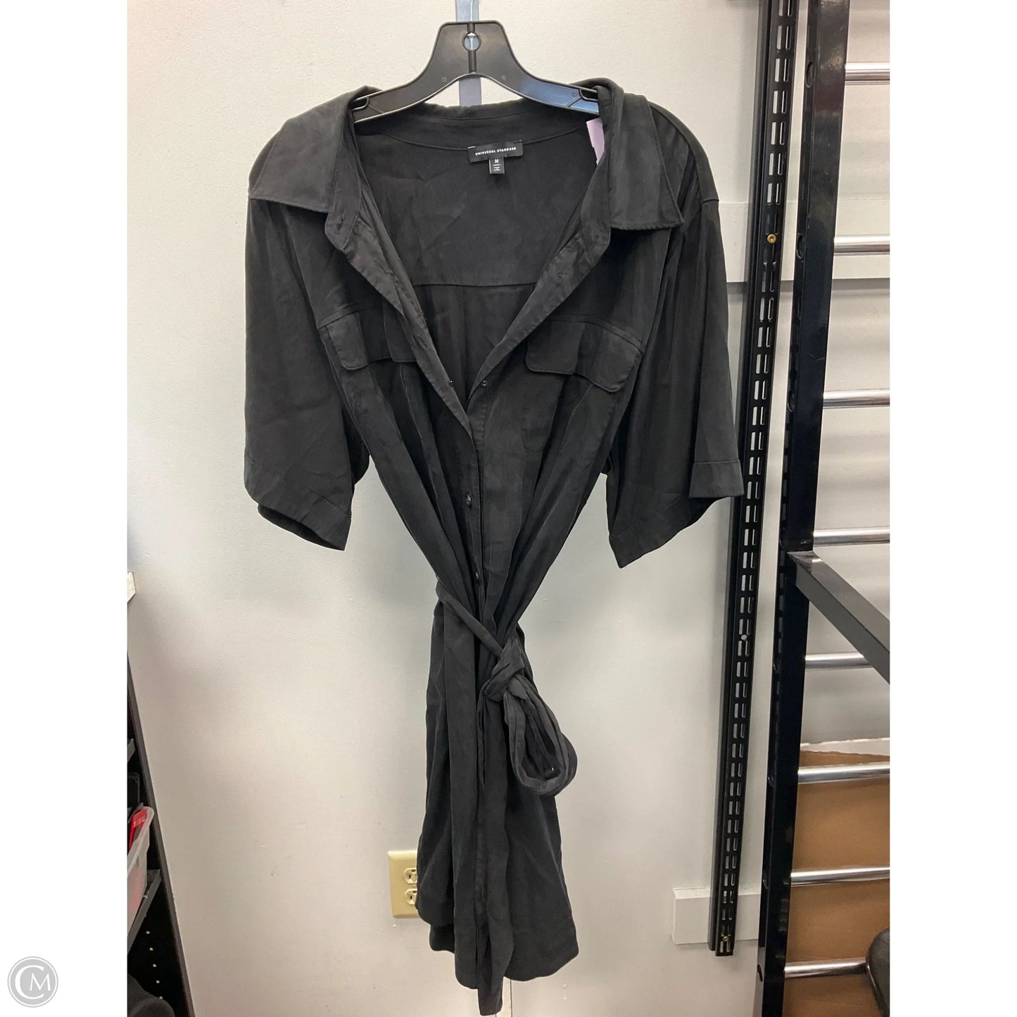 Dress Casual Midi By Universal Standard In Black, Size: M