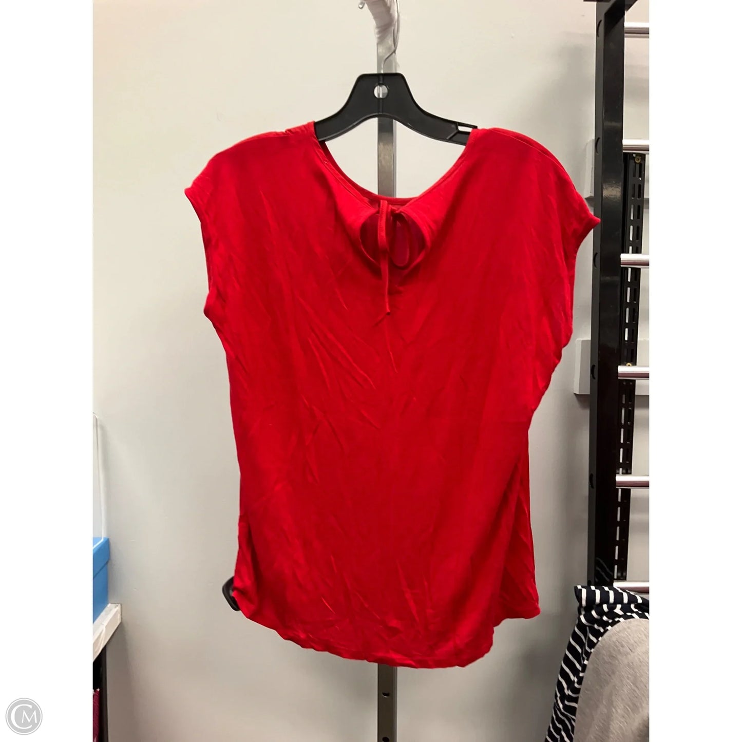 Top Short Sleeve By Loft In Red, Size: Sp
