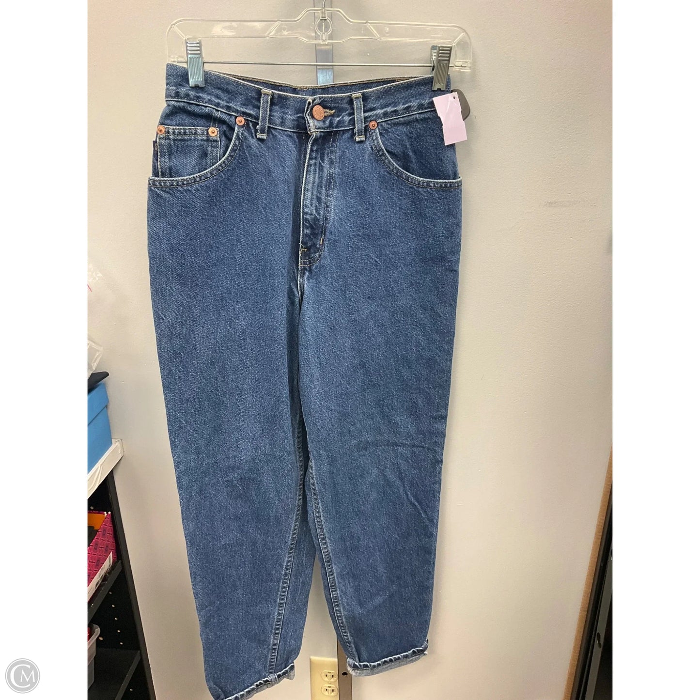 Jeans Flared By Chic In Blue Denim, Size: 6p