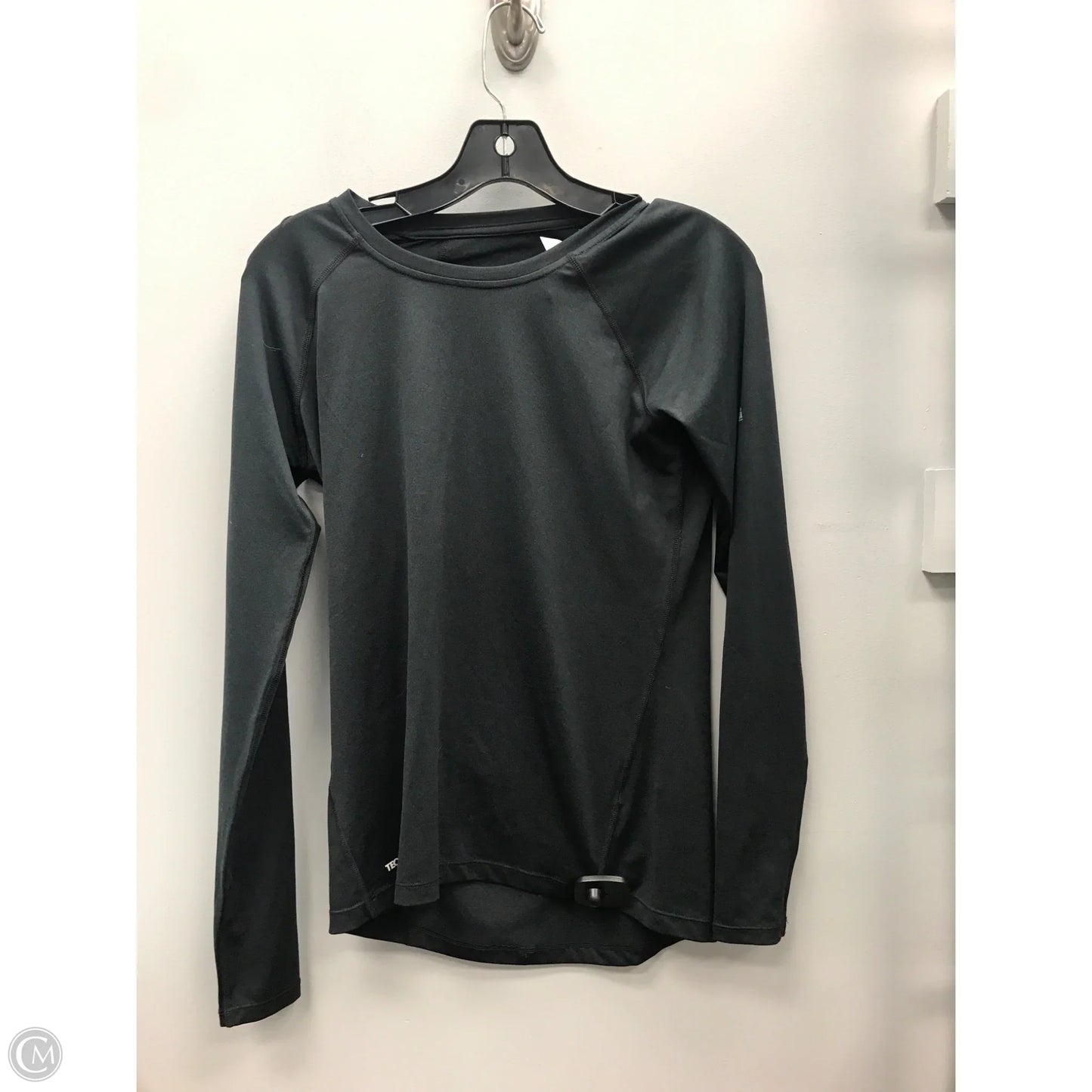 Athletic Top Long Sleeve Crewneck By Cme In Black, Size: Xs
