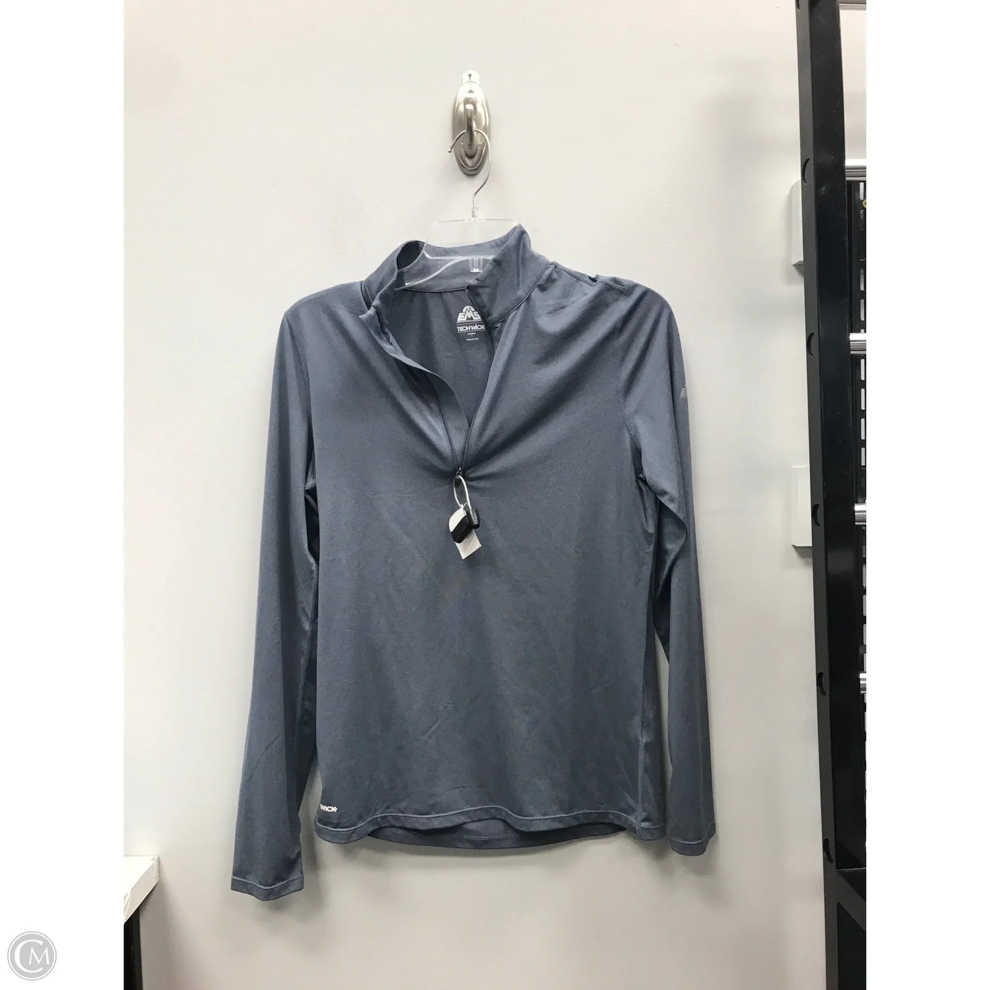 Athletic Top Long Sleeve Crewneck By Cme In Blue, Size: S