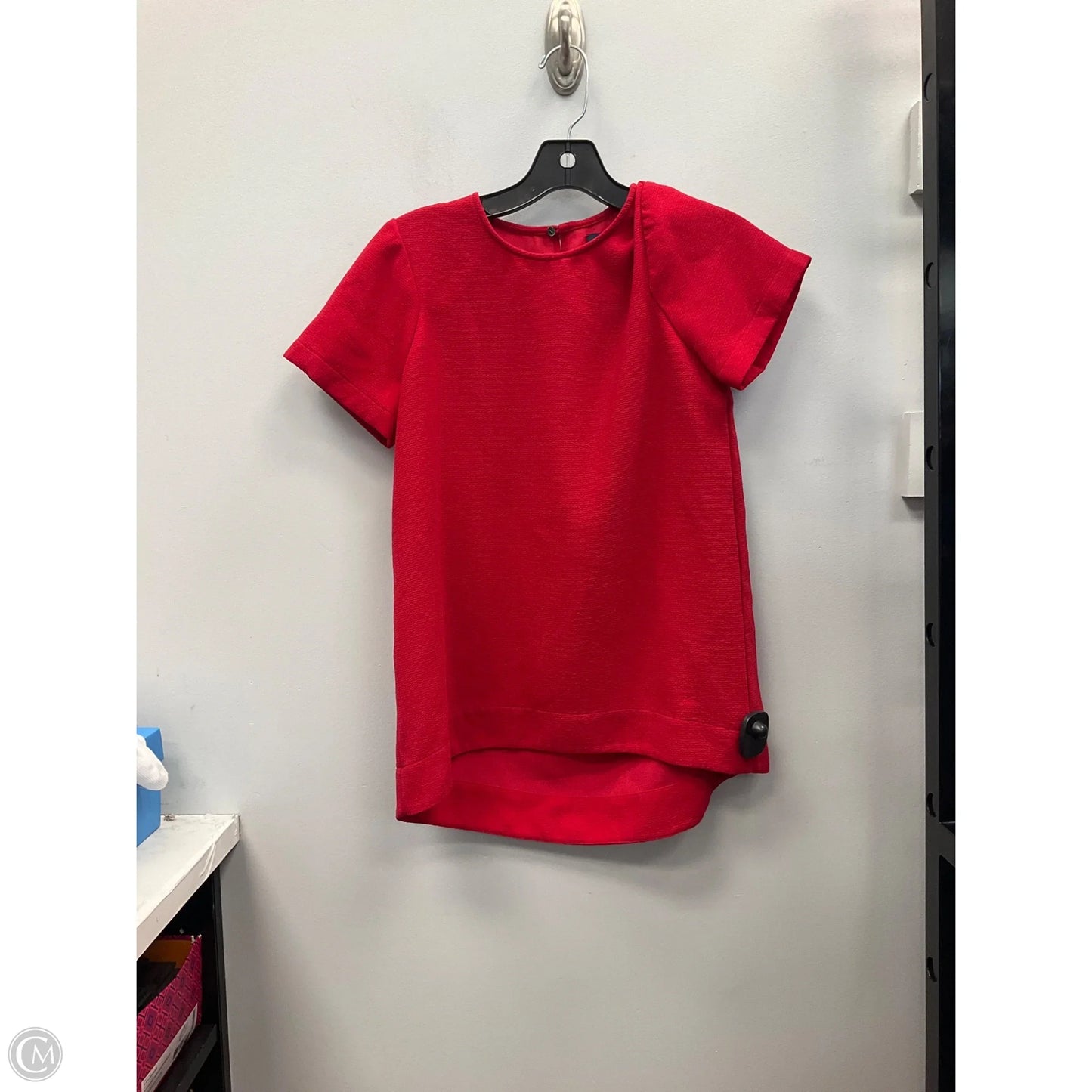 Top Short Sleeve By Madewell In Red, Size: Xs