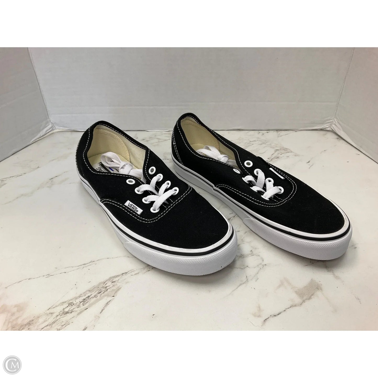 Shoes Athletic By Vans In Black, Size: 7.5