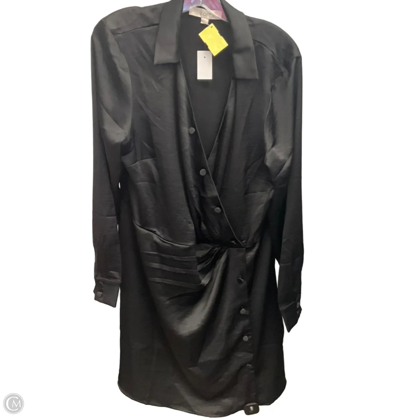 Dress Casual Short By Loft In Black, Size: 16