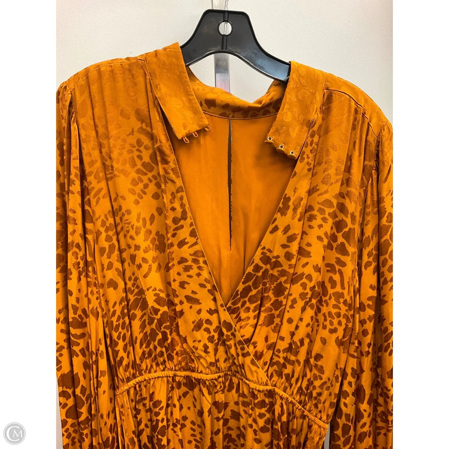 Dress Casual Short By Anthropologie In Orange, Size: L