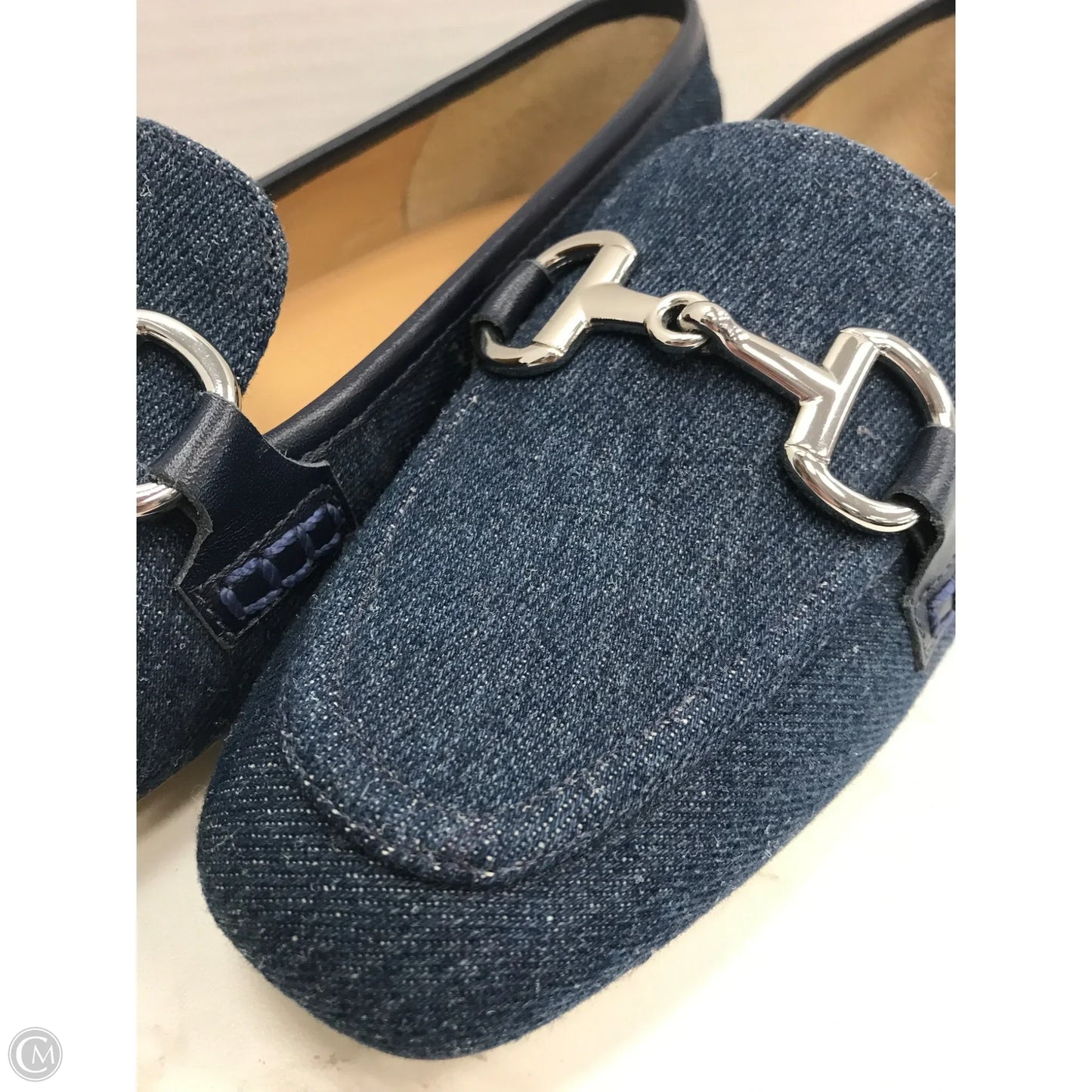 Shoes Flats By Talbots In Blue Denim, Size: 7.5