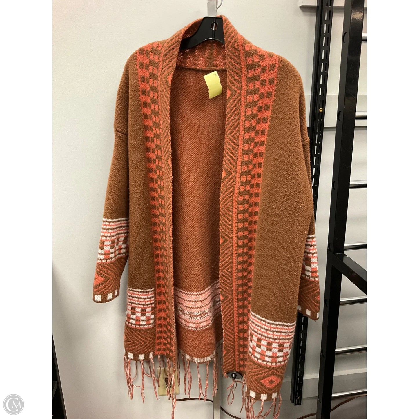 Sweater Cardigan By Shein In Brown, Size: S