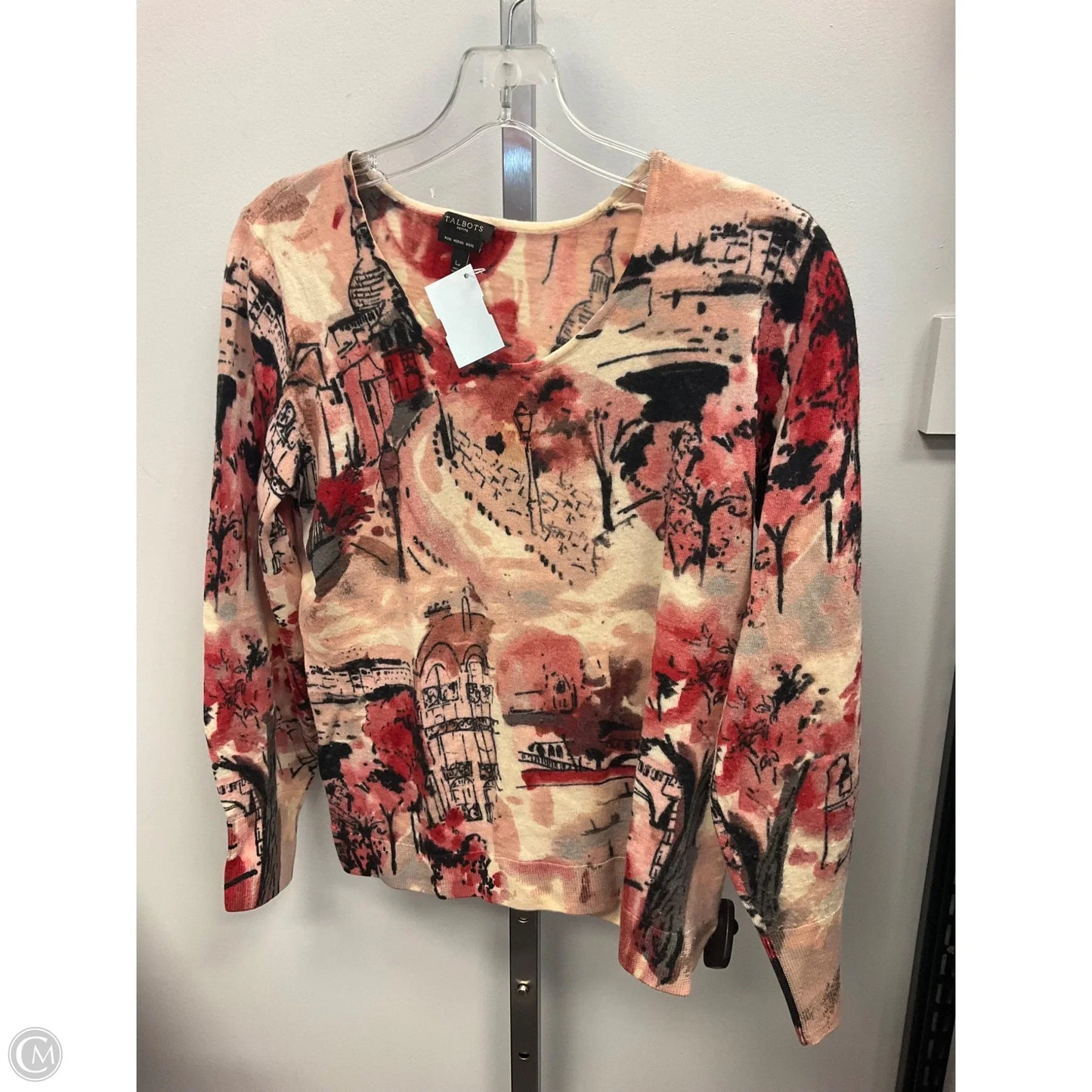 Sweater By Talbots In Multi-colored, Size: Lp