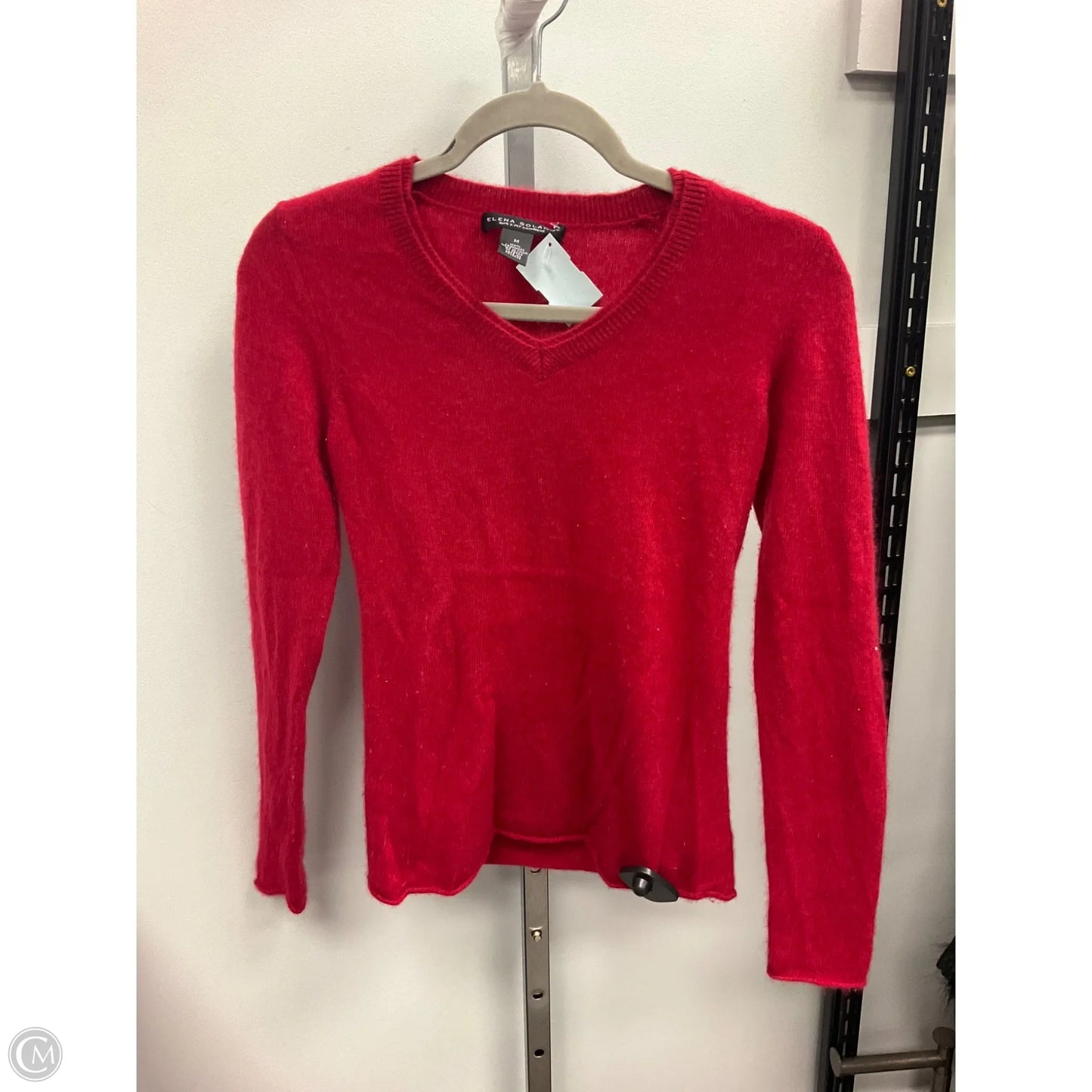 Sweater Cashmere By Elena Solano In Red, Size: M