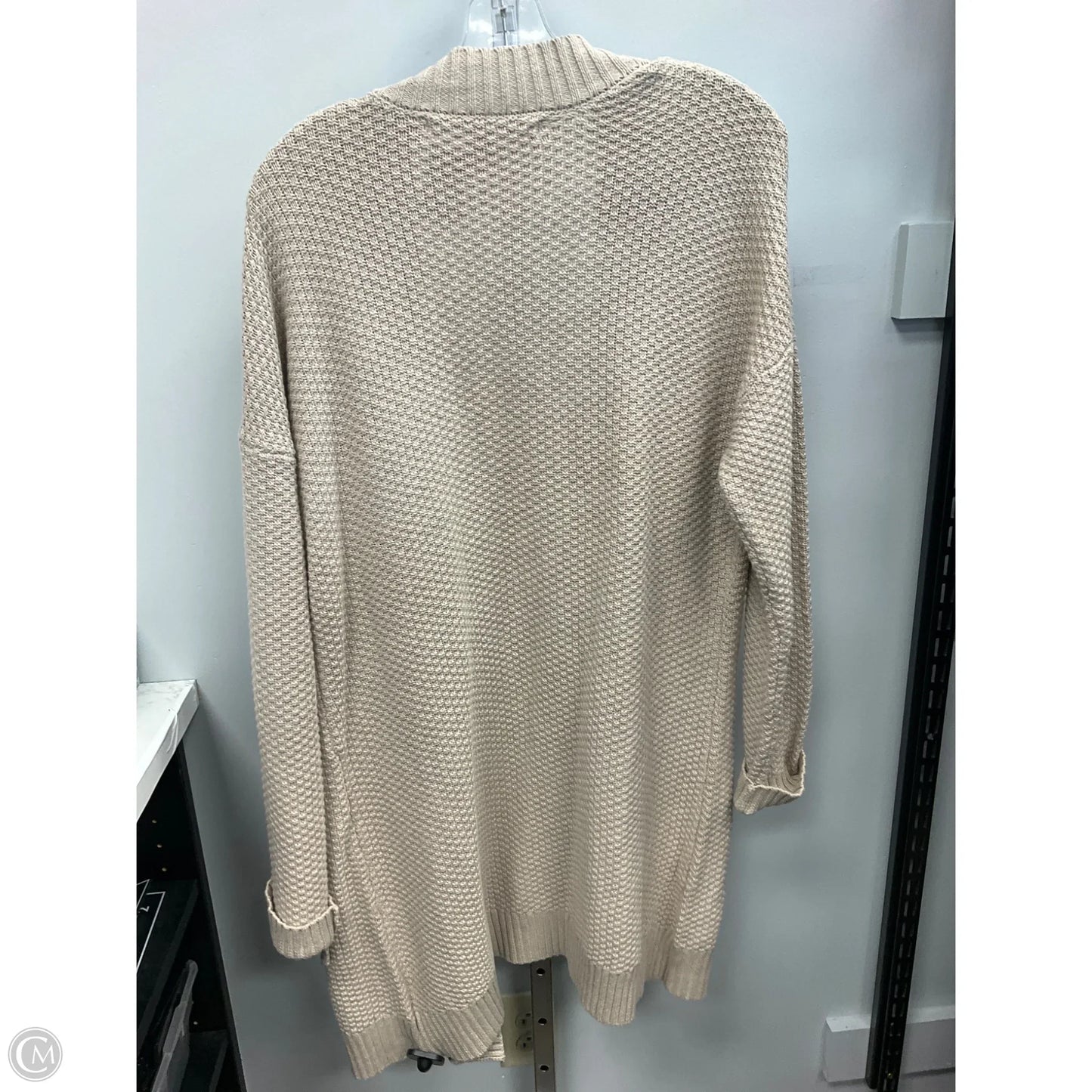 Sweater Cardigan By Max Studio In Beige, Size: Xl