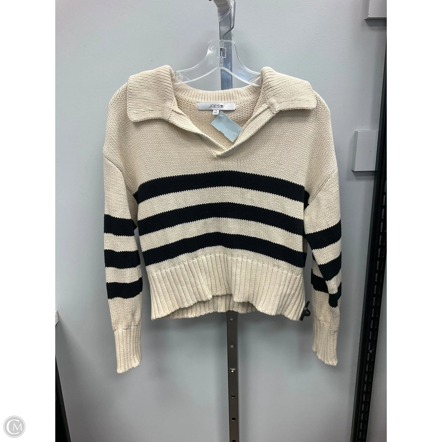 Sweater By Joe’s In Black & Cream, Size: S
