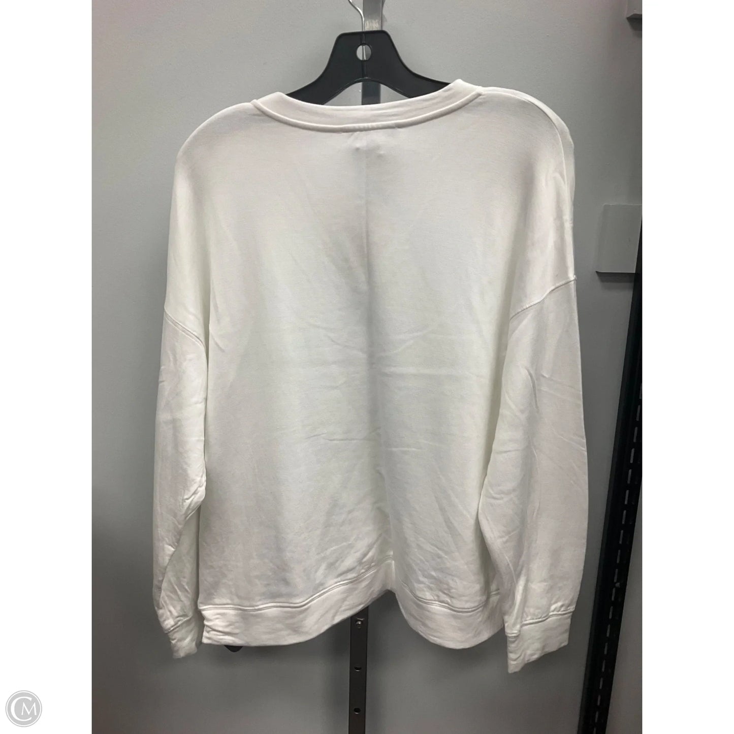 Top Long Sleeve By Green Envelope In White, Size: L