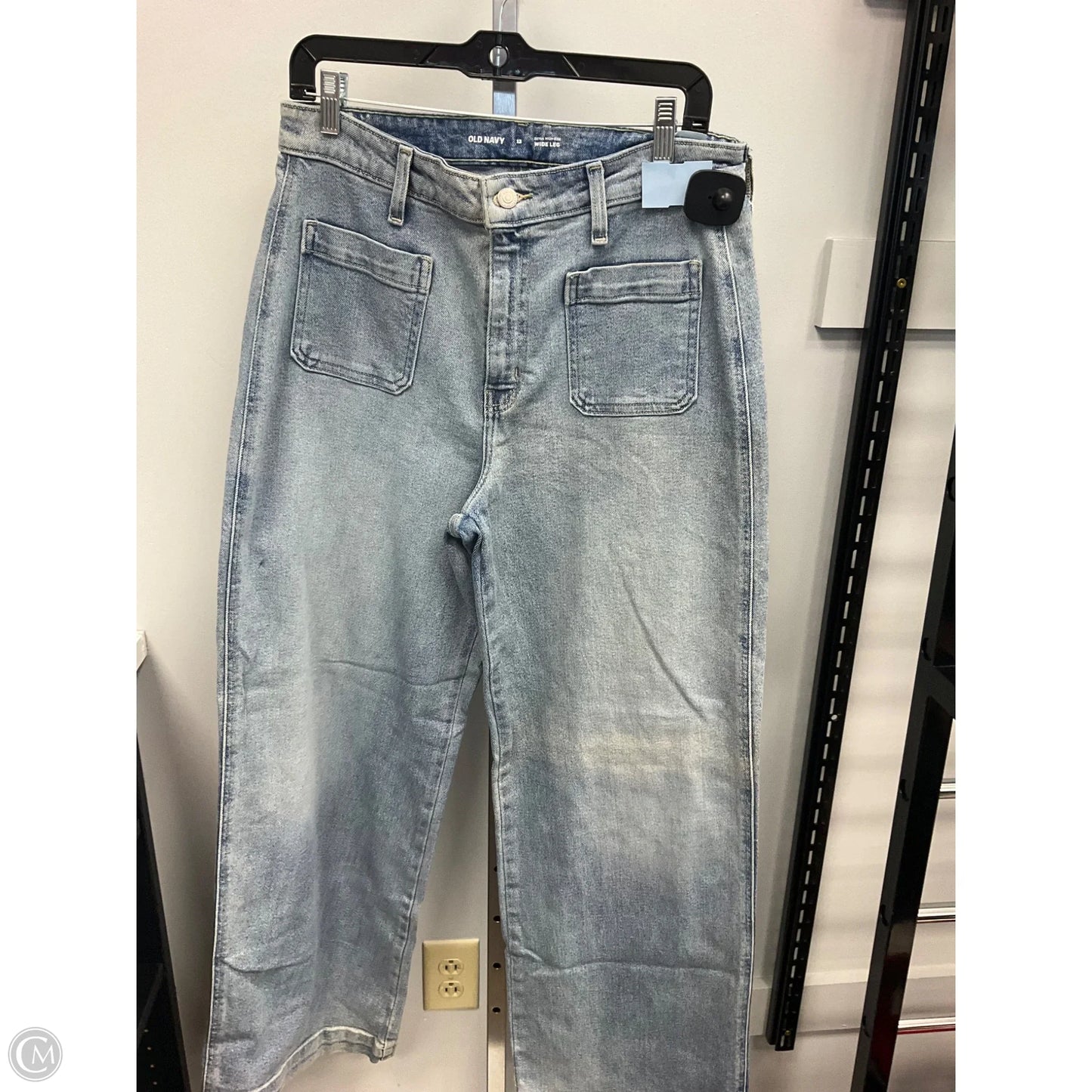 Jeans Wide Leg By Old Navy In Blue Denim, Size: 12