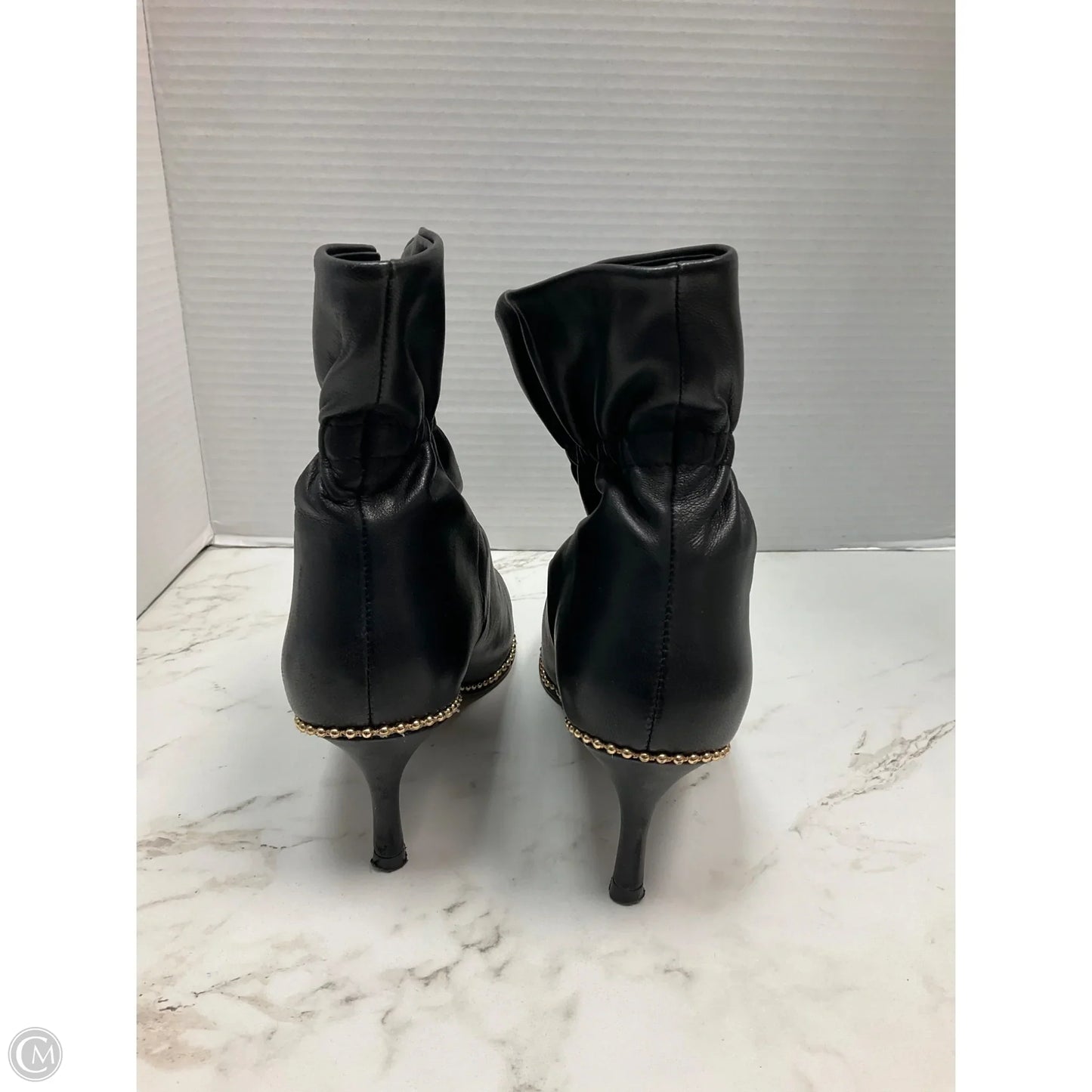 Boots Designer By Coach In Black, Size: 6.5
