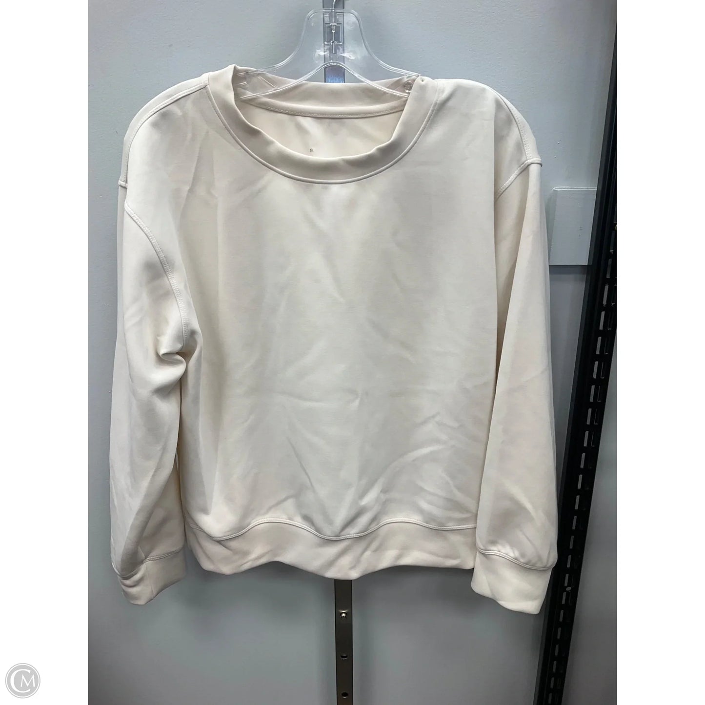 Top Long Sleeve By A New Day In Cream, Size: Xs