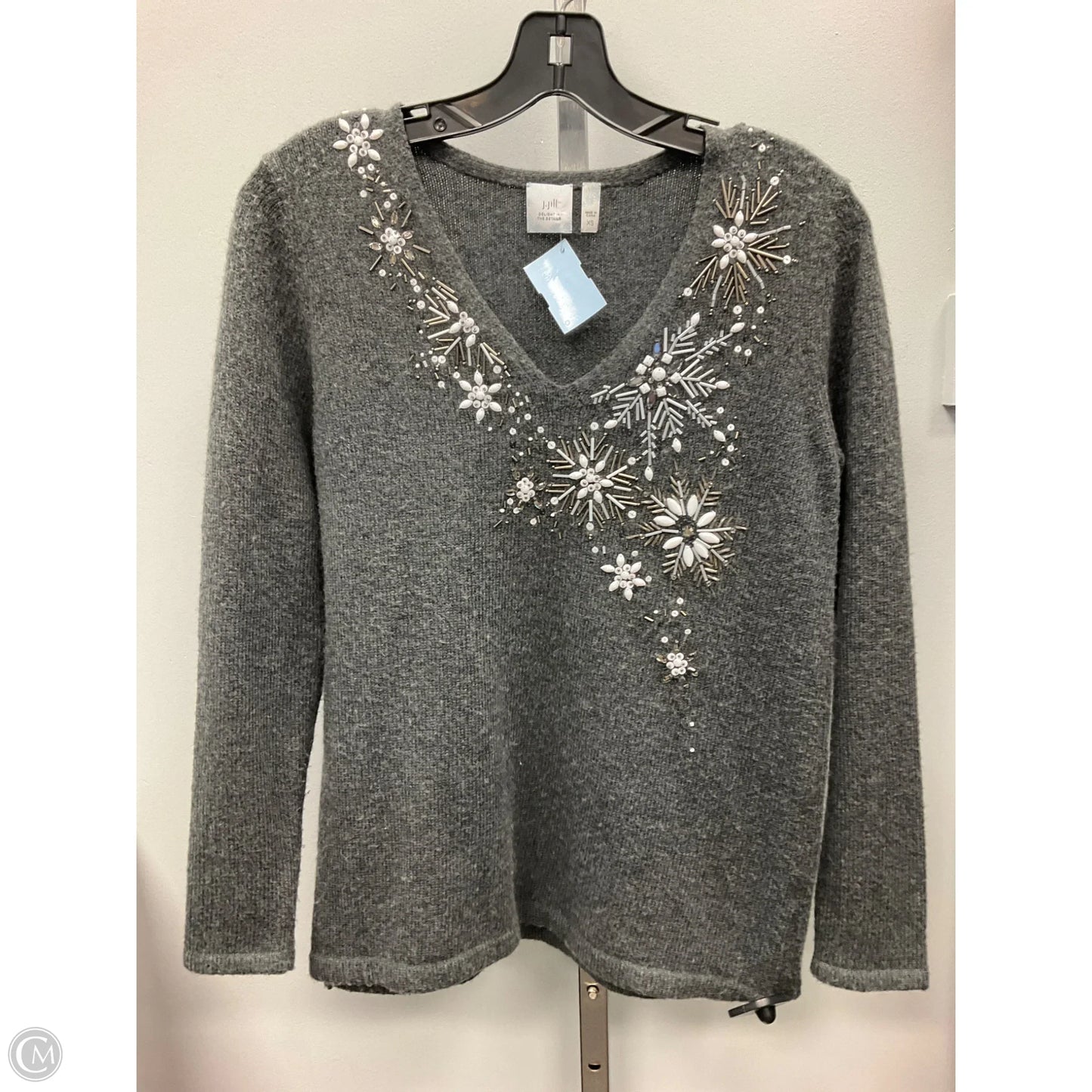 Sweater By J. Jill In Grey, Size: Xs