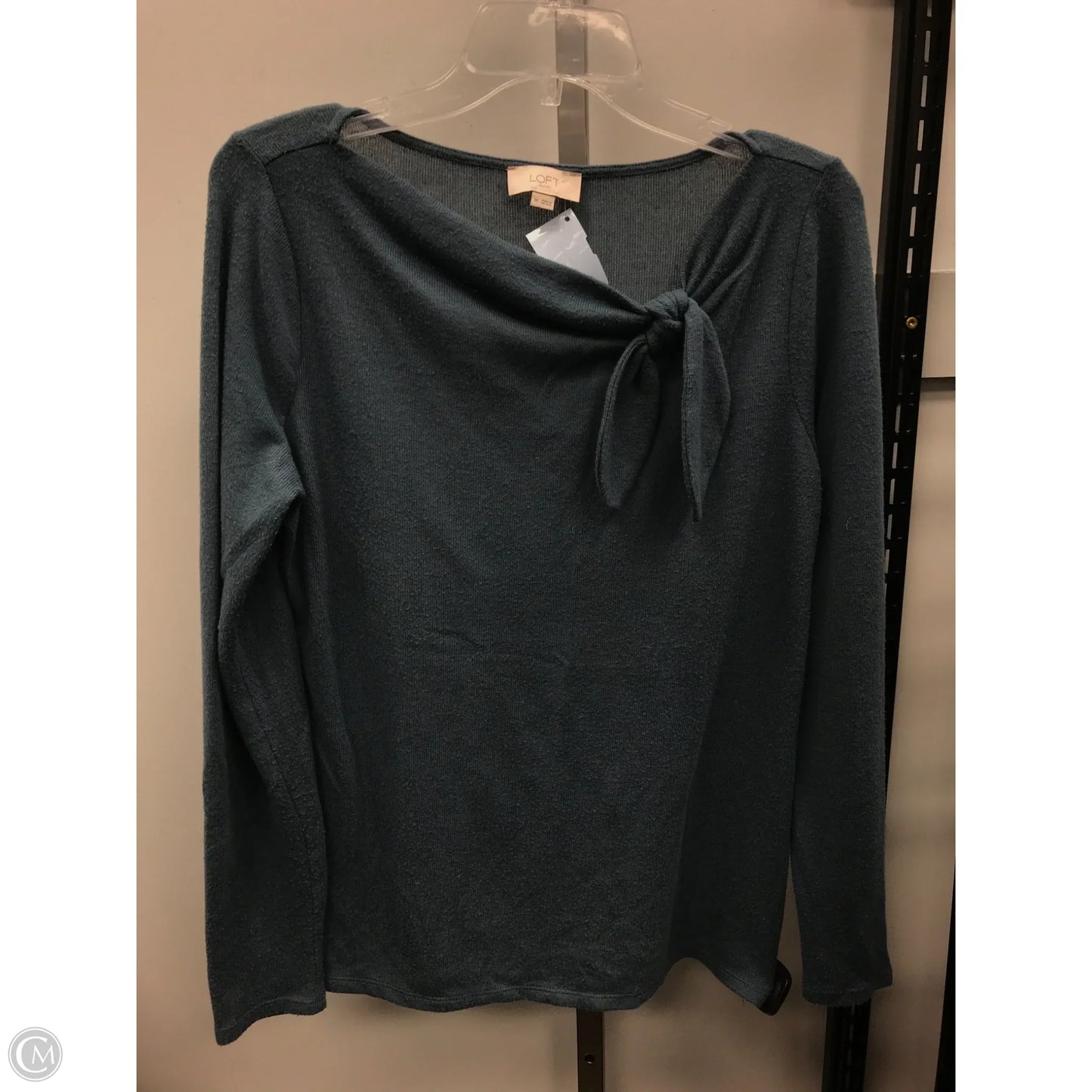 Top Long Sleeve By Loft In Blue, Size: M
