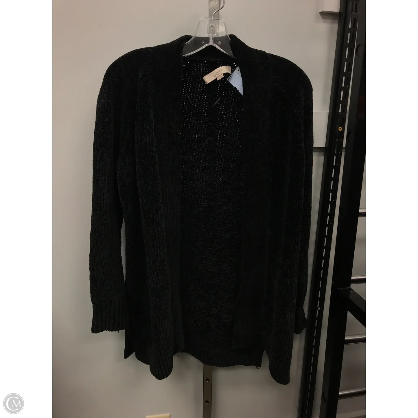 Sweater Cardigan By Loft In Black, Size: Xs