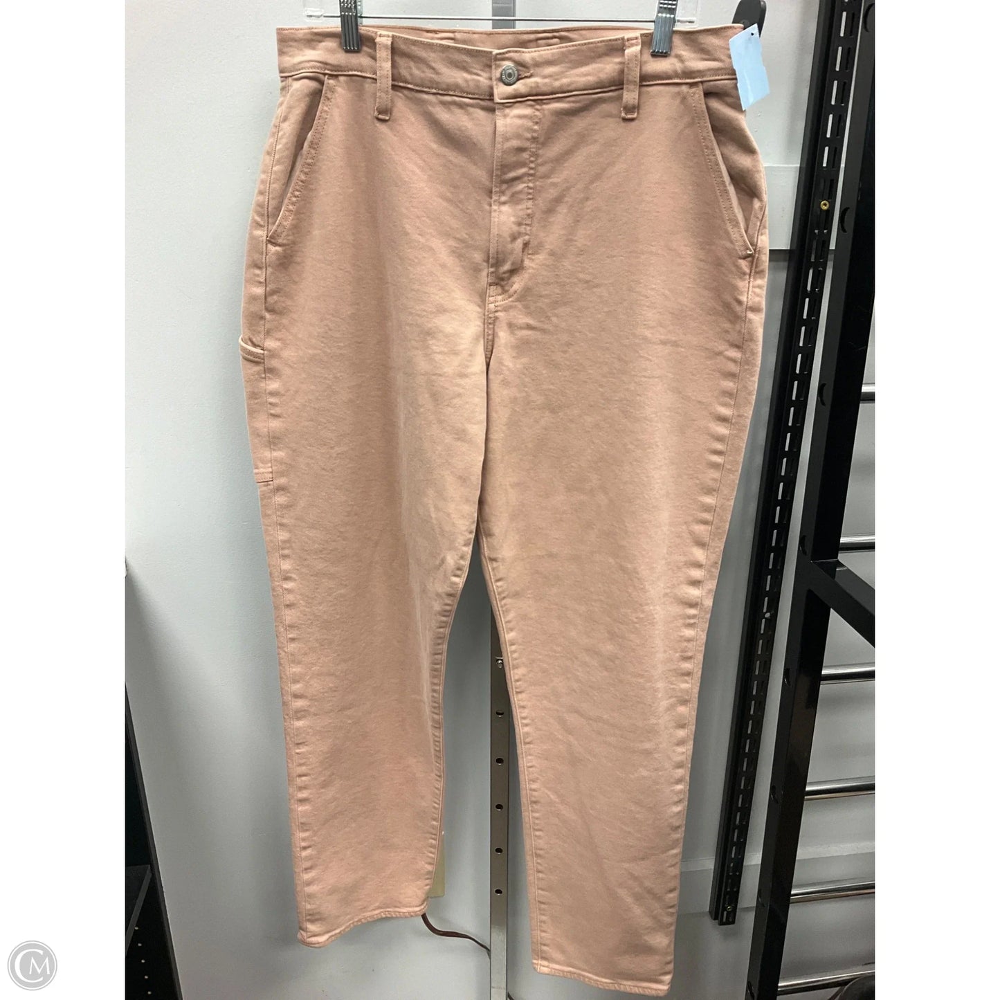 Jeans Straight By Old Navy In Peach, Size: 14l