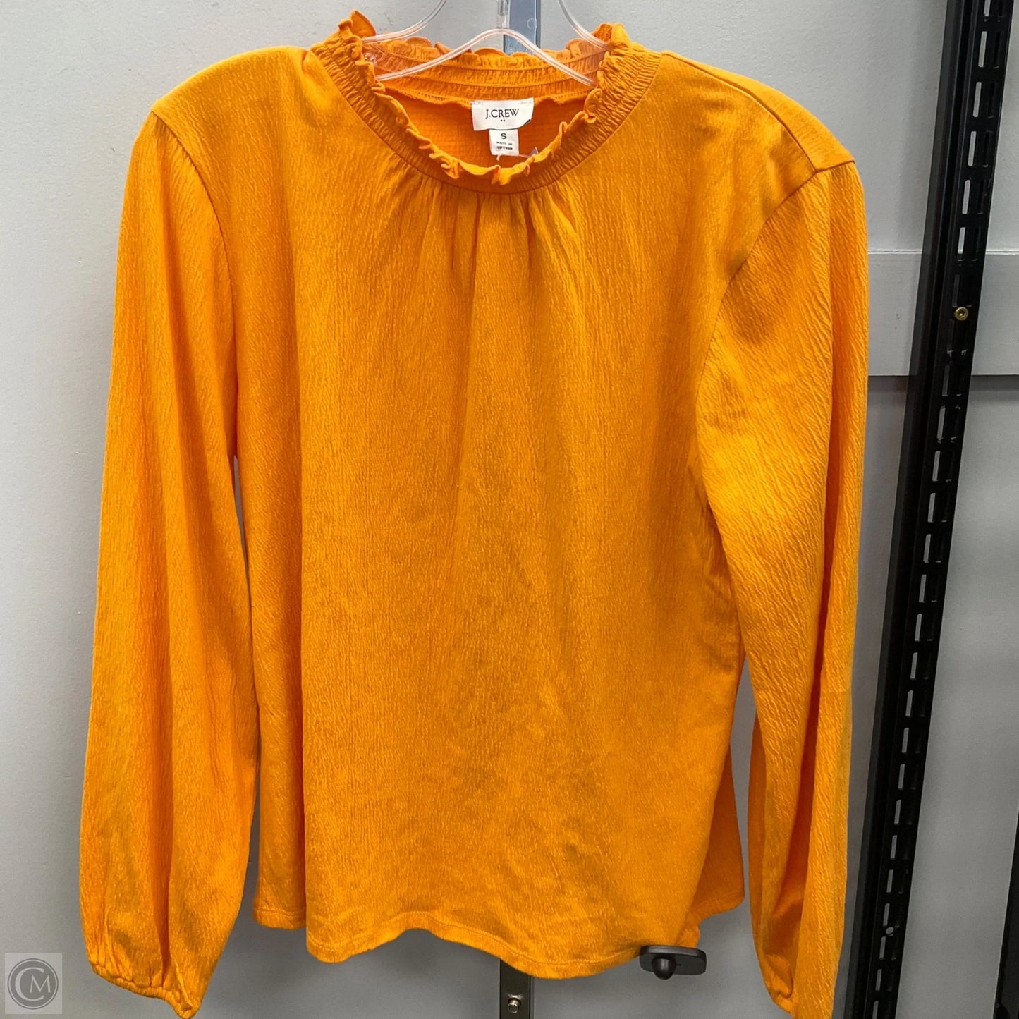 Top Long Sleeve By J. Crew In Yellow, Size: S