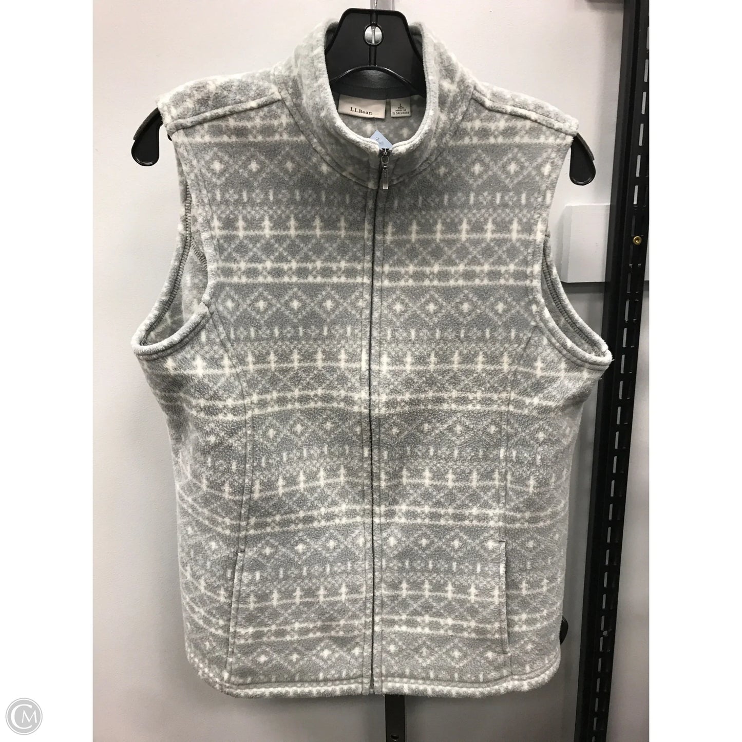 Vest Fleece By L.l. Bean In Grey, Size: L