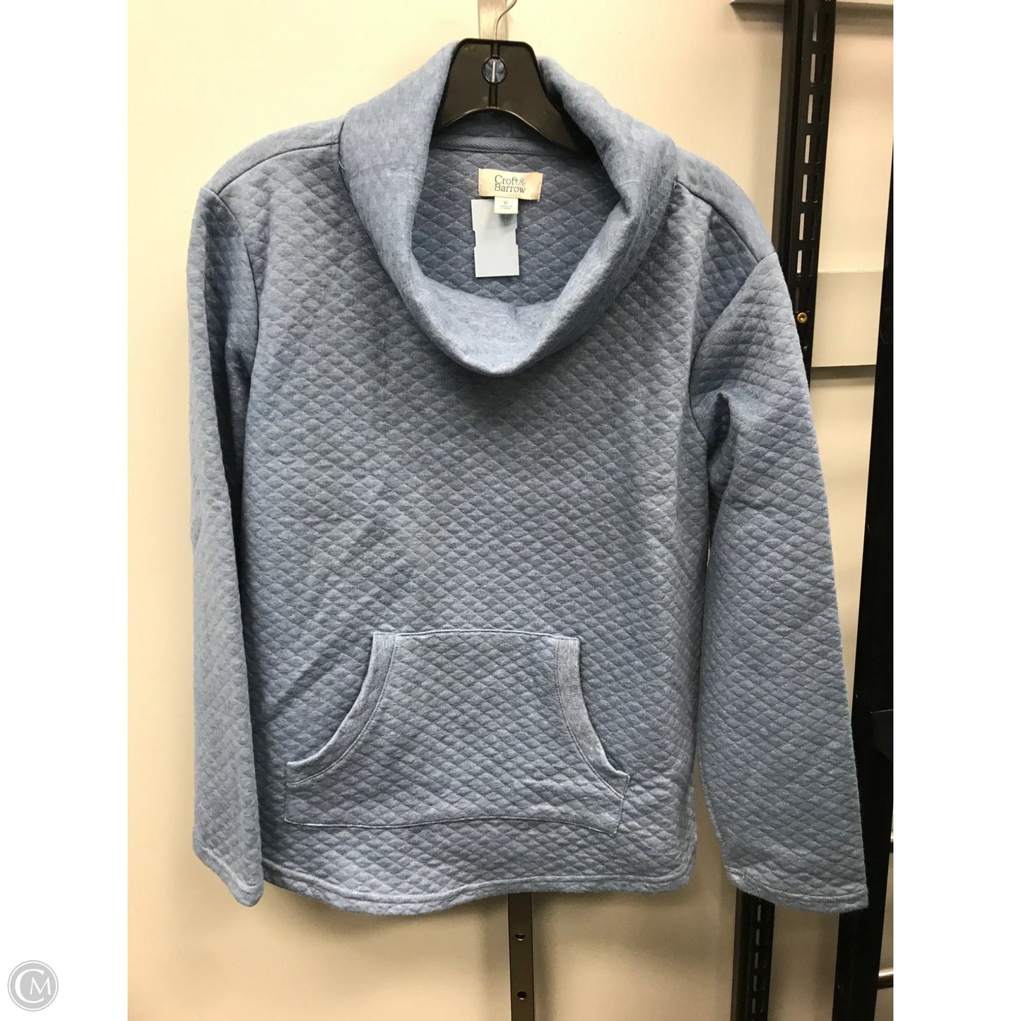 Top Long Sleeve By Croft And Barrow In Blue, Size: Xl