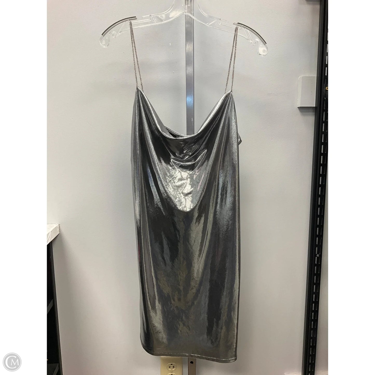 Dress Party Short By Express In Silver, Size: L