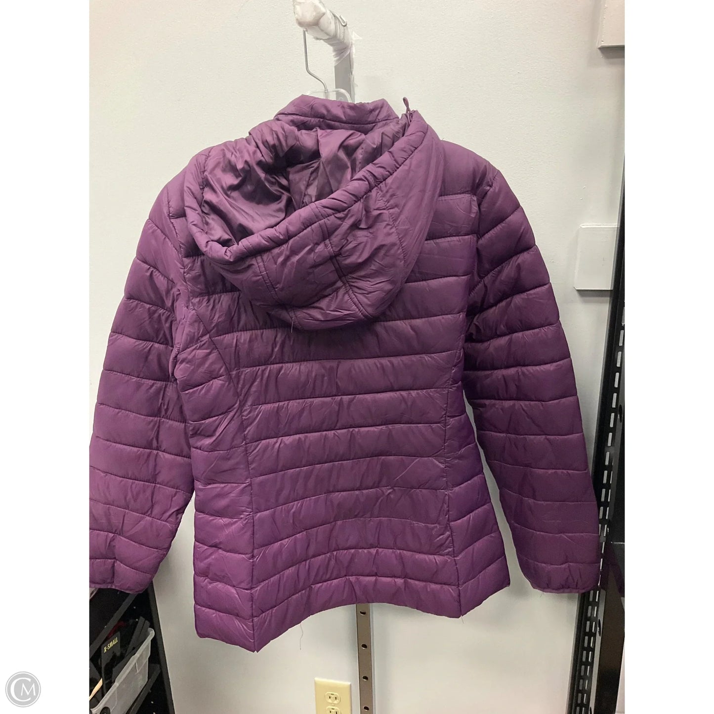 Coat Puffer & Quilted By St Johns Bay In Purple, Size: M
